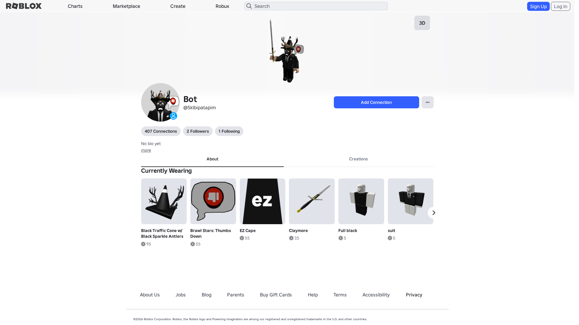 Screenshot of www.roblox.com.ml