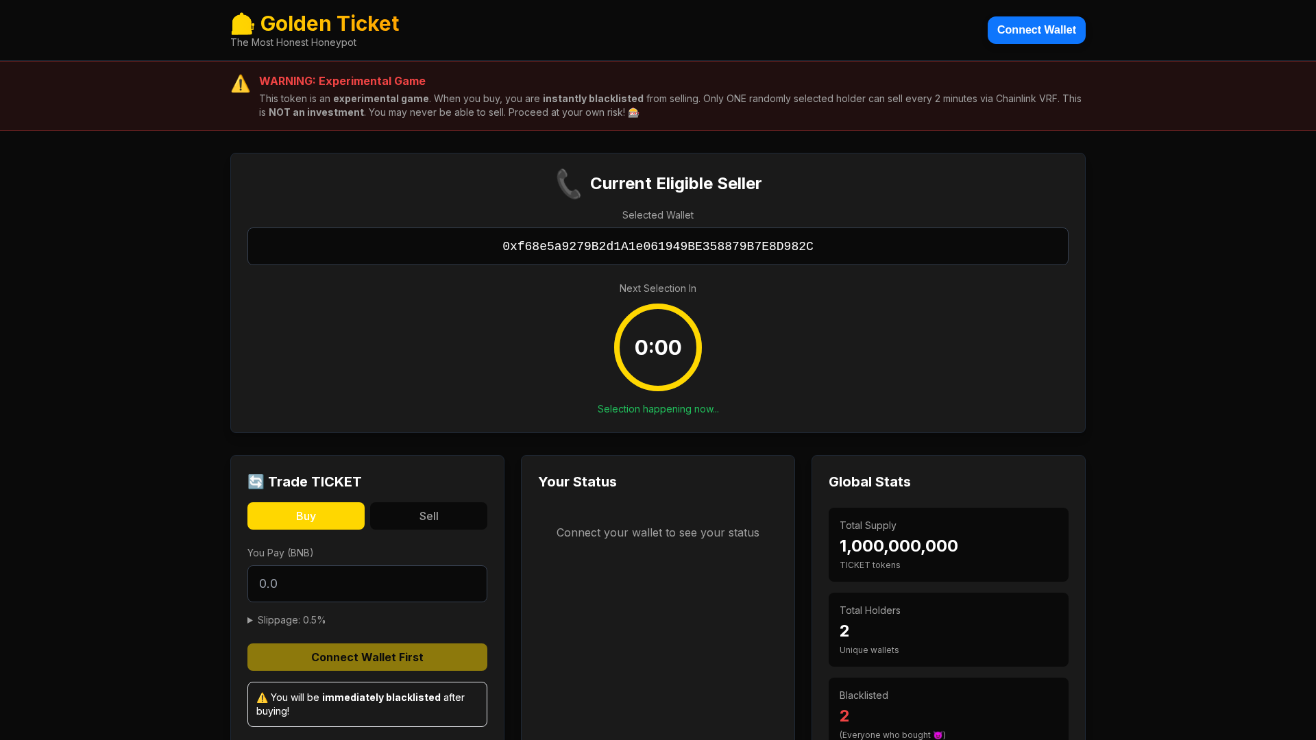Screenshot of golden-ticket.pages.dev