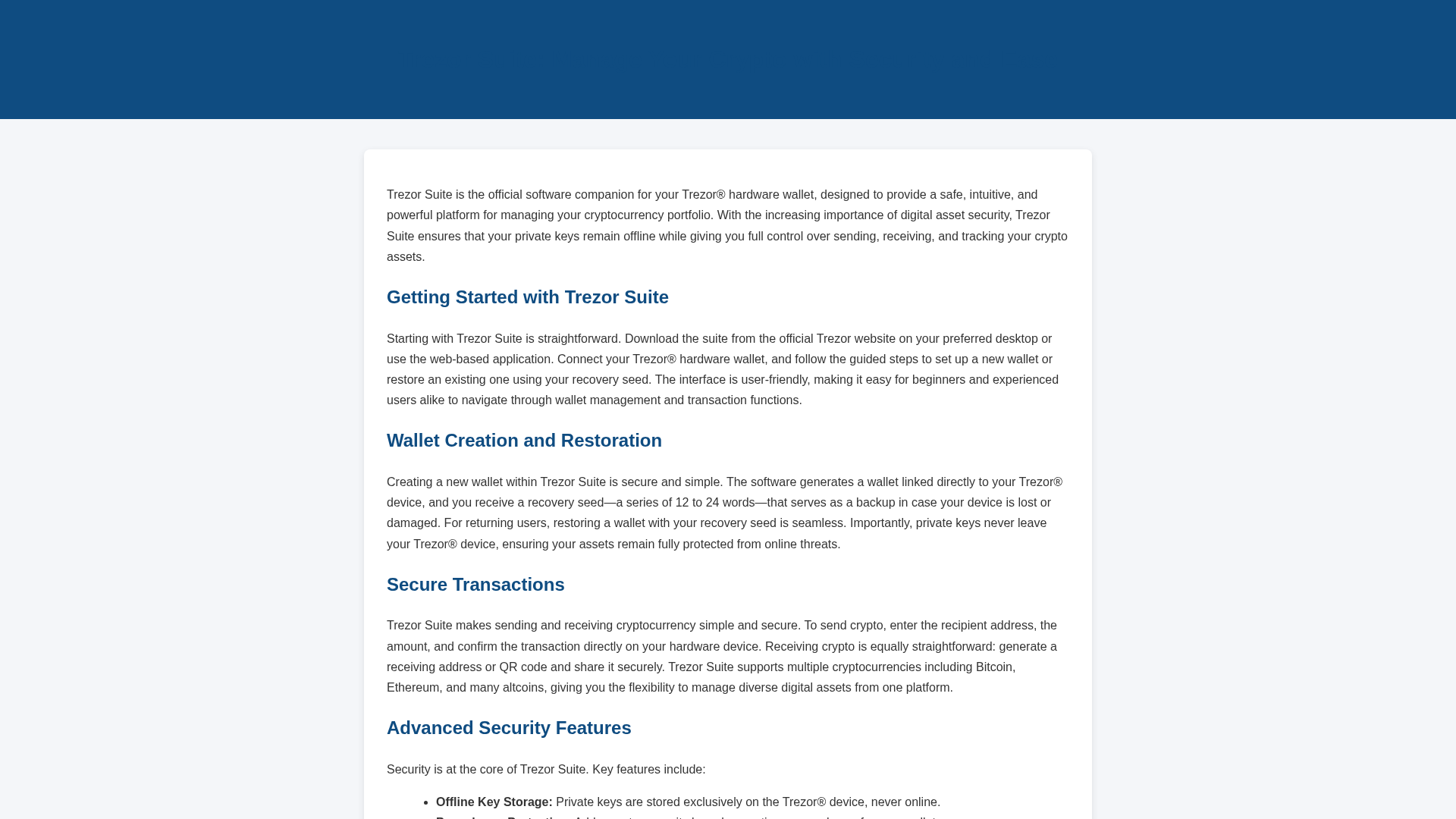 Screenshot of securetrezr-public.wasmer.app