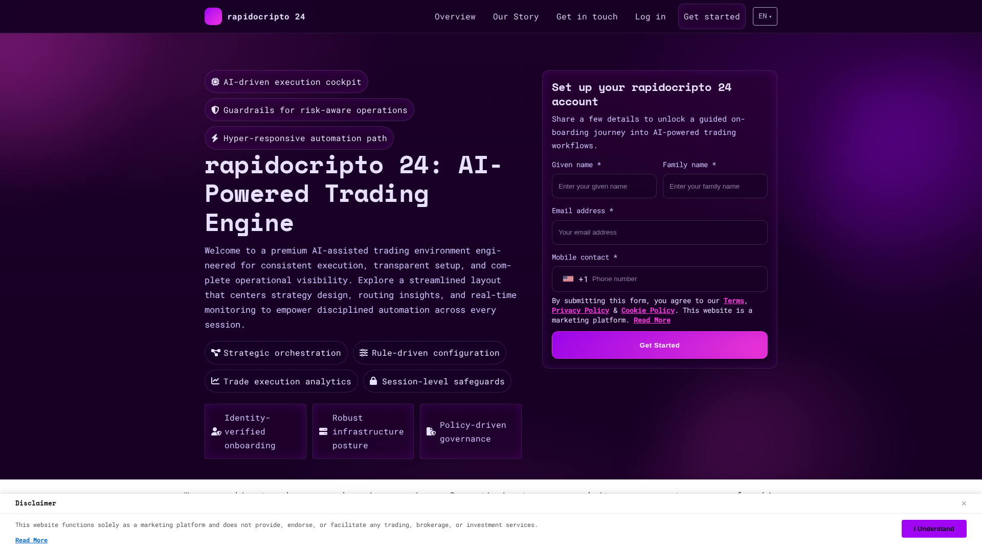 Screenshot of rapidocripto24.digital