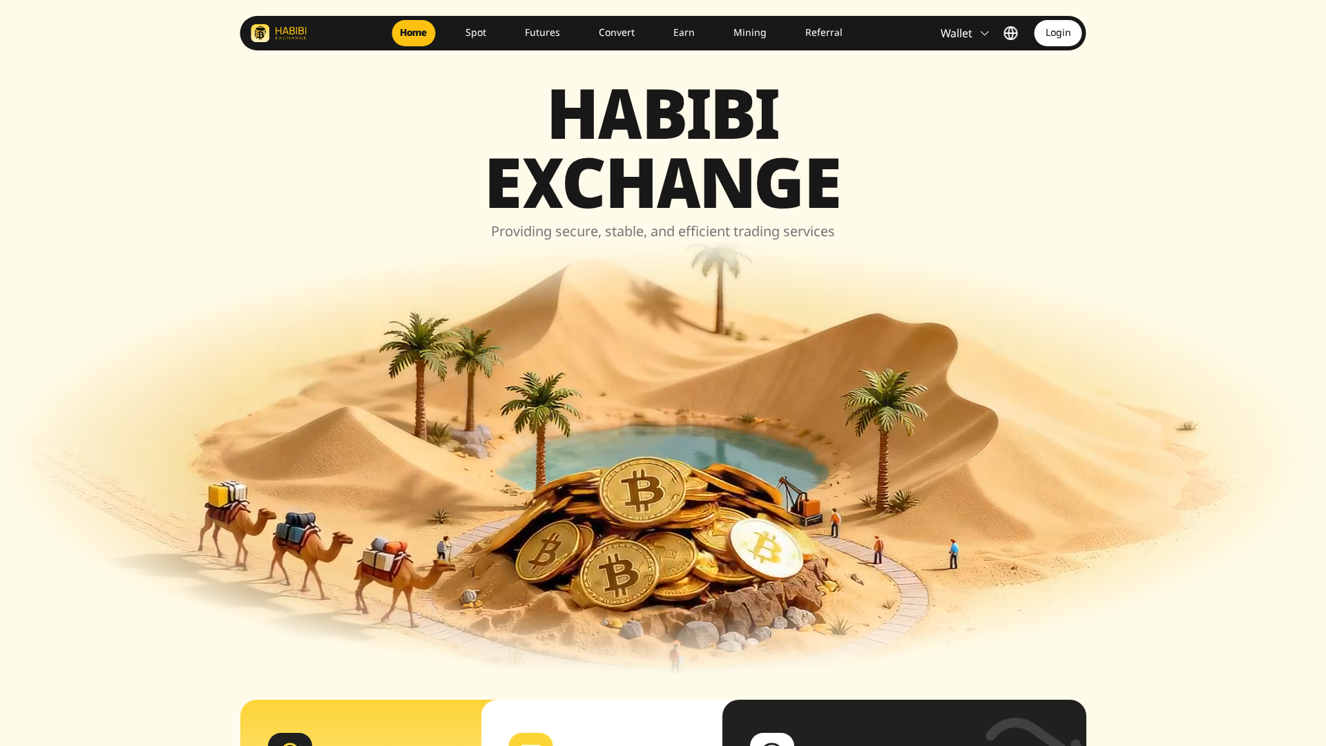 Screenshot of habibi.exchange