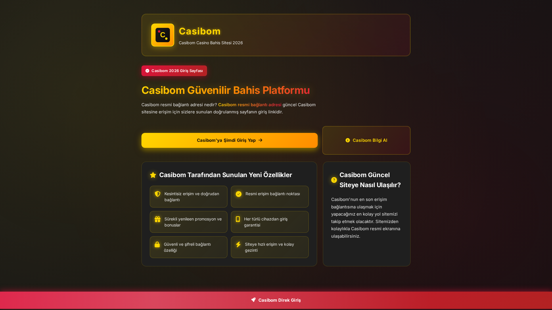 Screenshot of casibom.adres.my