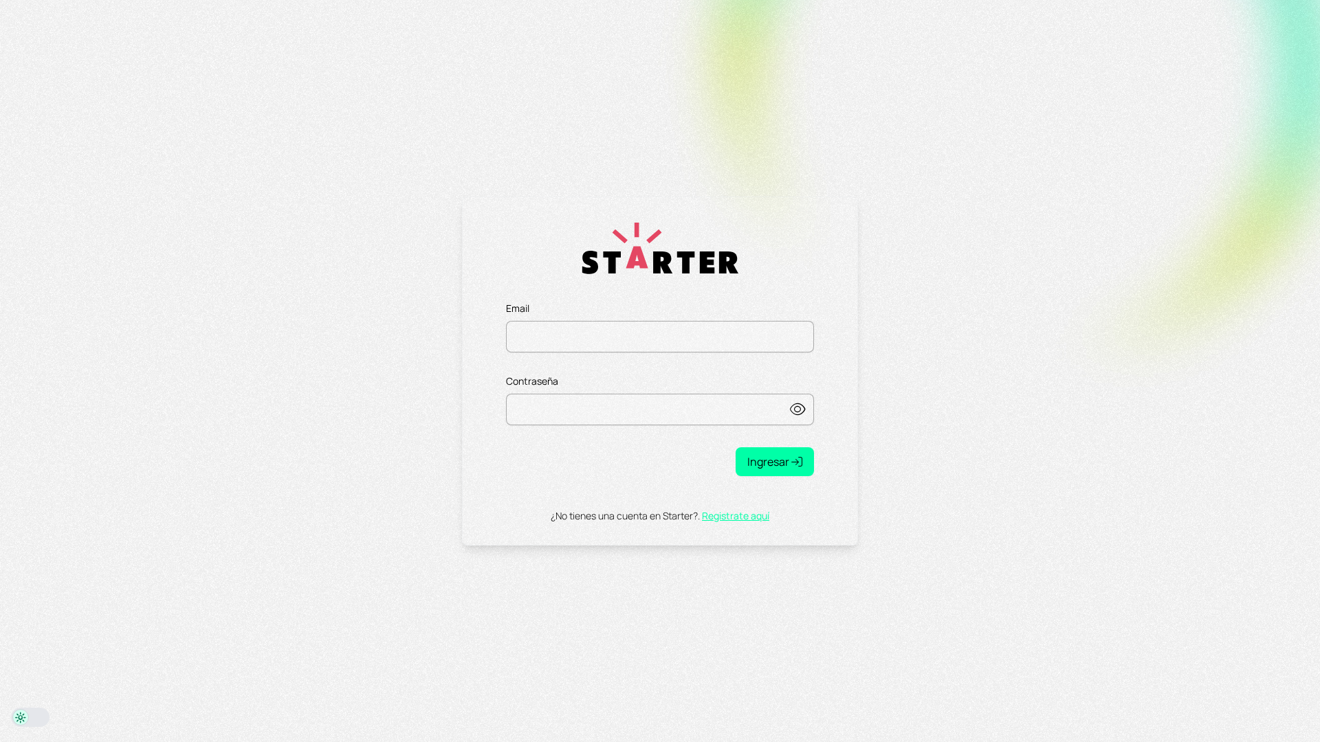 Screenshot of app.starter.com.co