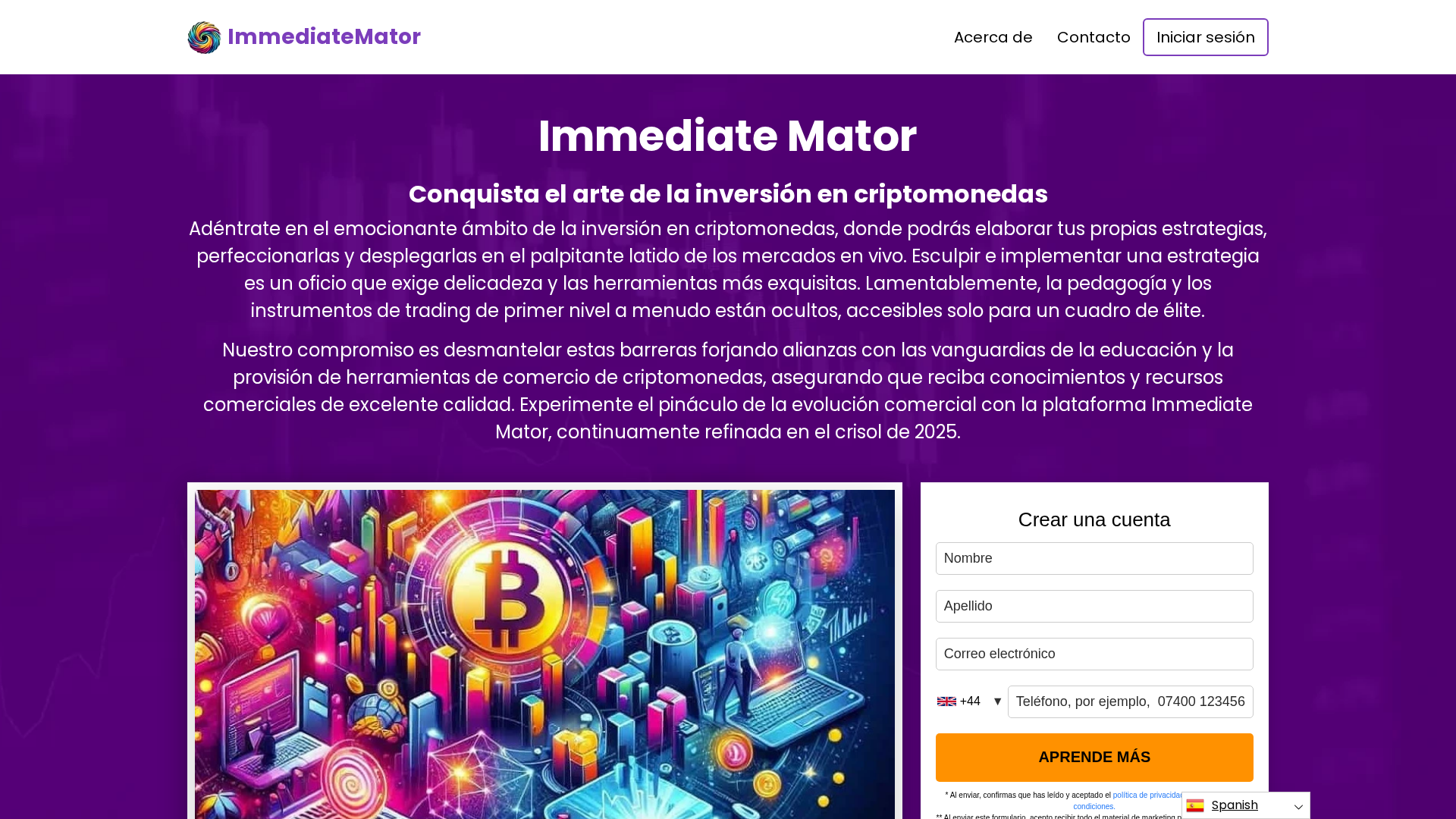 Screenshot of quantumator.app