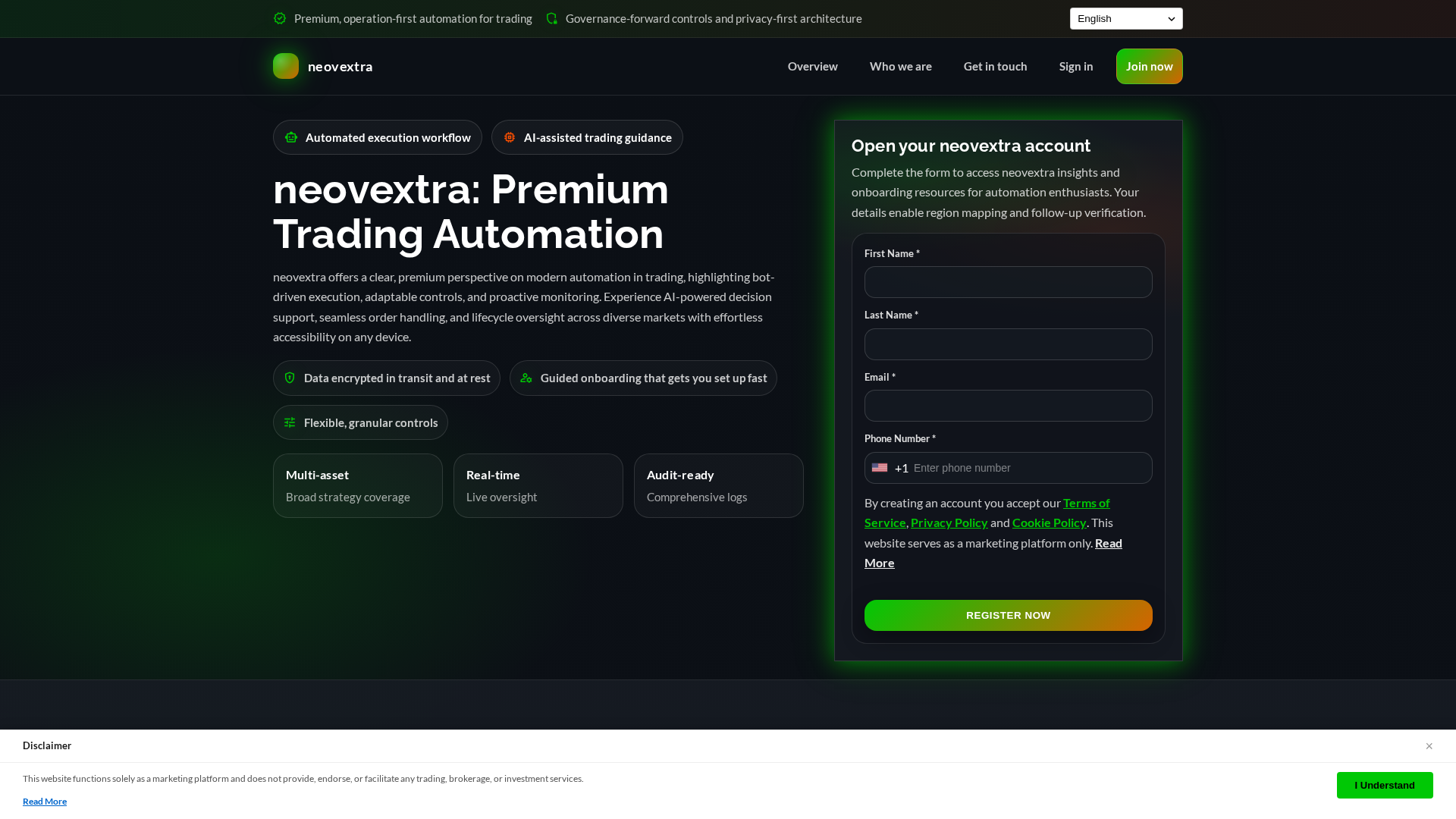 Screenshot of neovextra.click