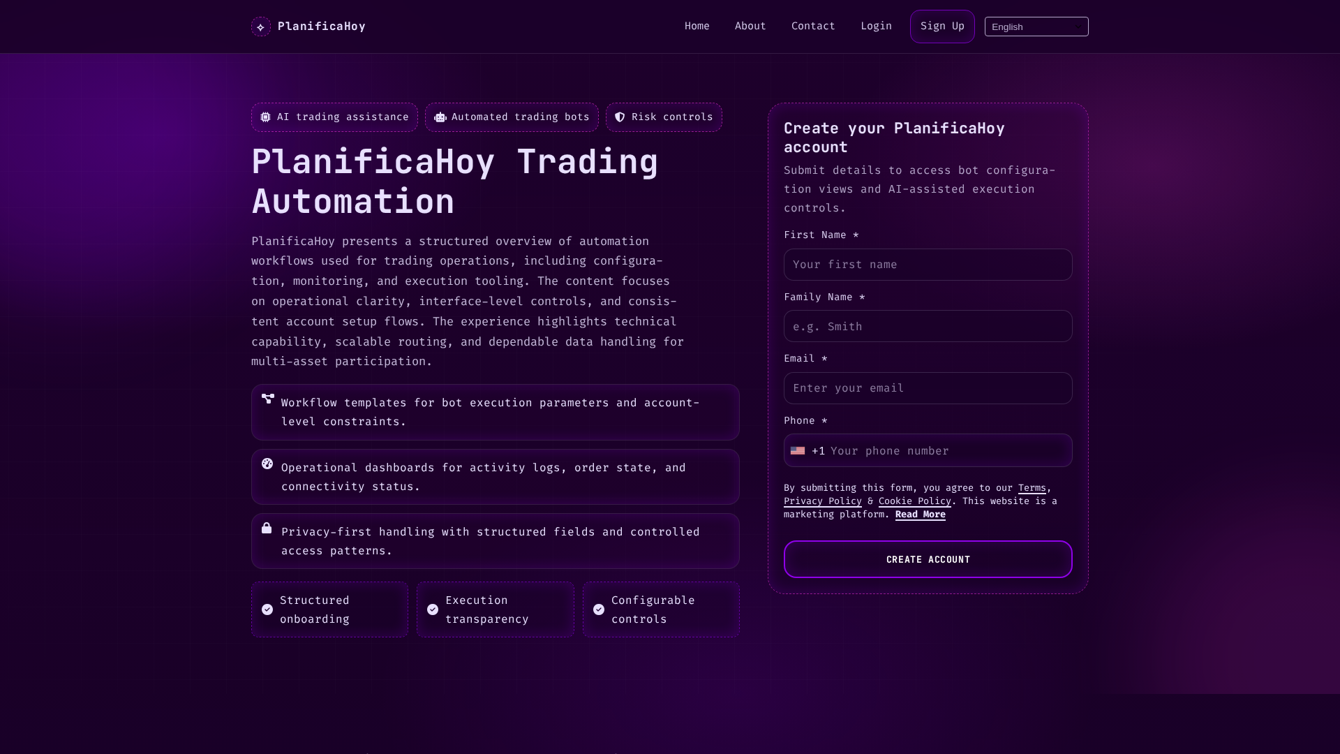 Screenshot of planificahoytech.com