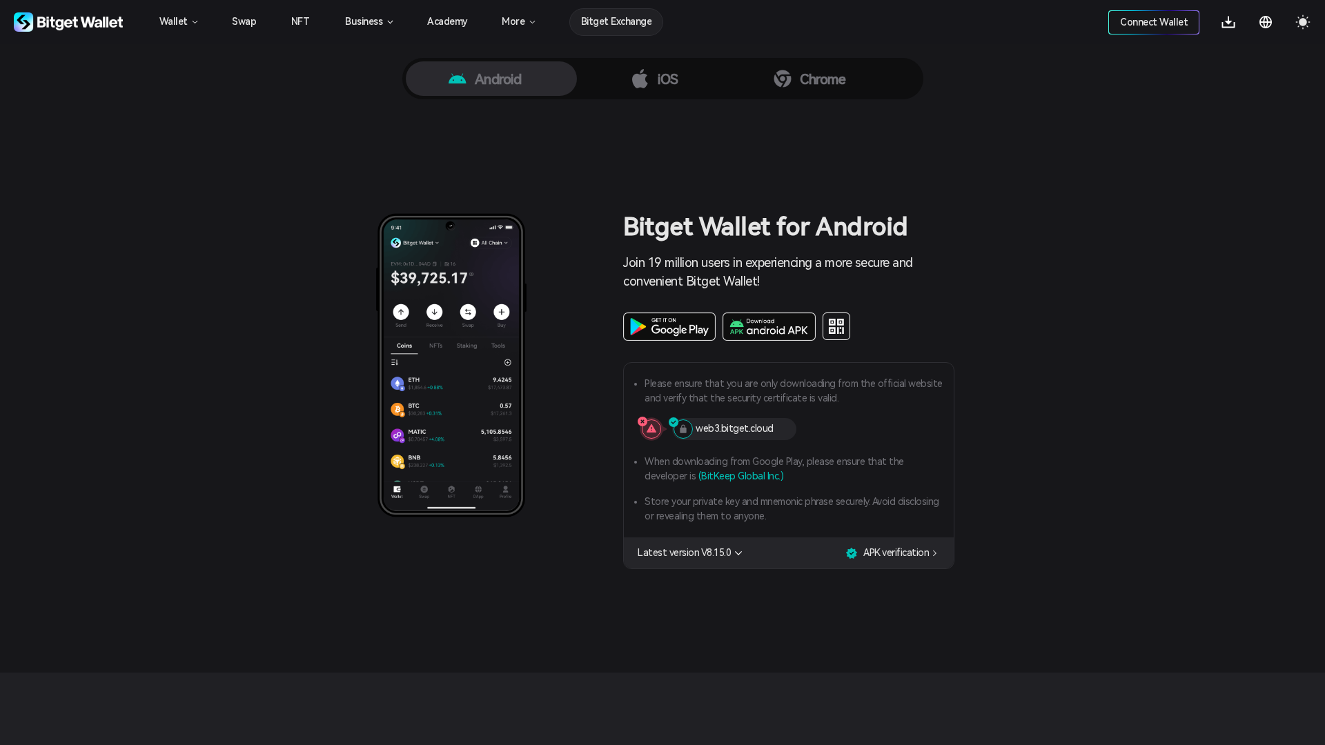 Screenshot of bitweb3git.vercel.app