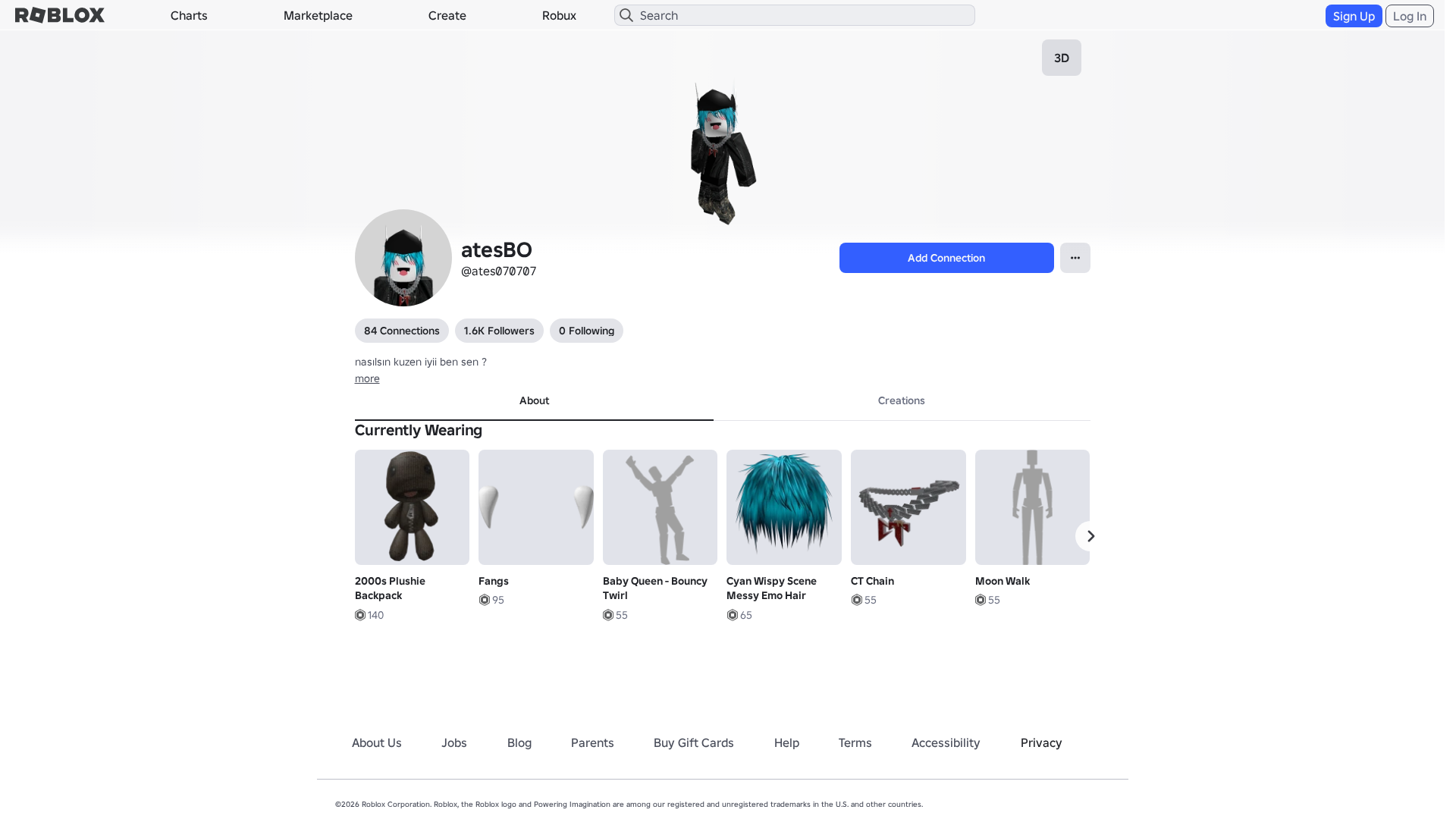 Screenshot of www.roblox.com.ml