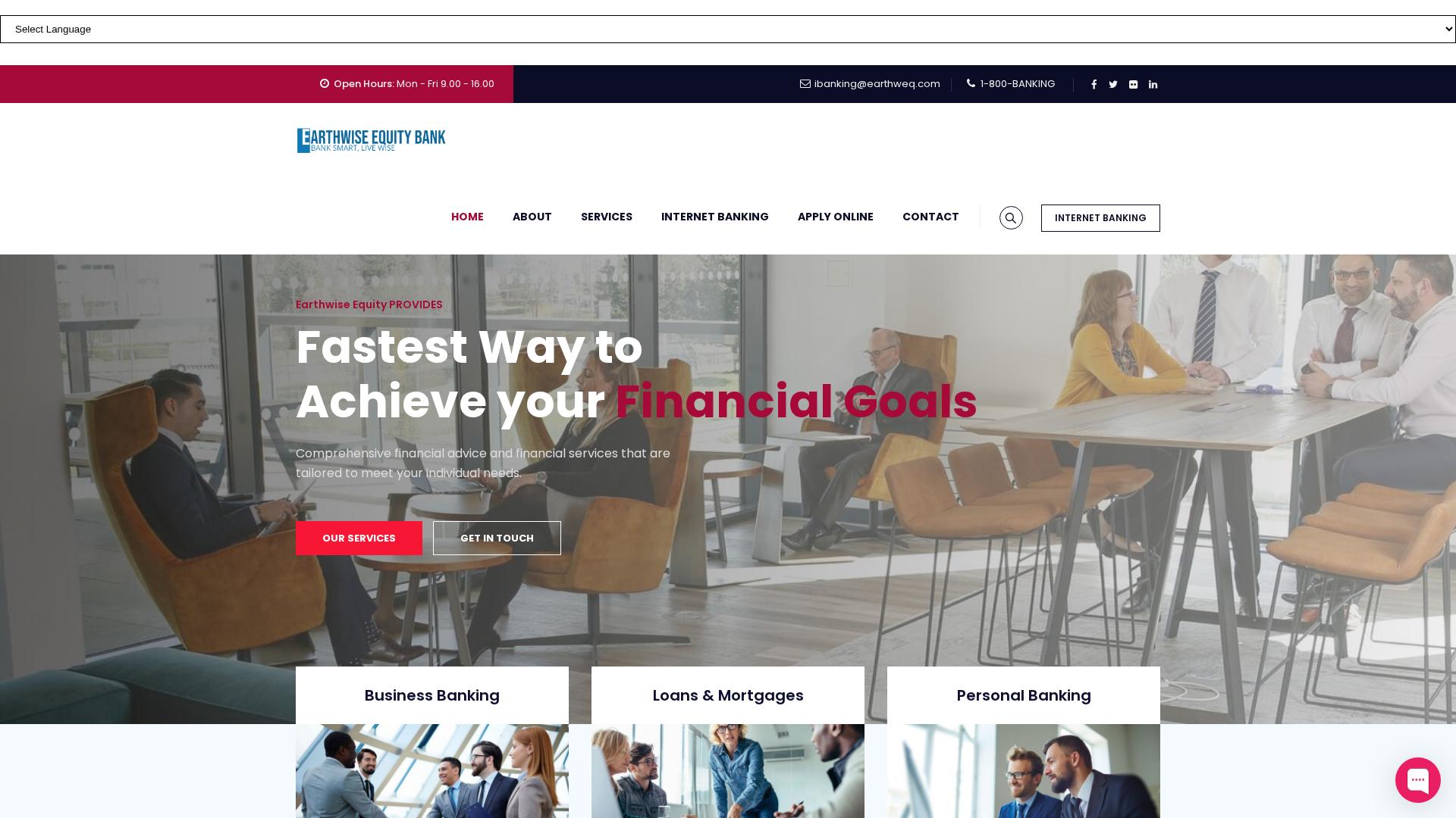 Screenshot of earthweq.com