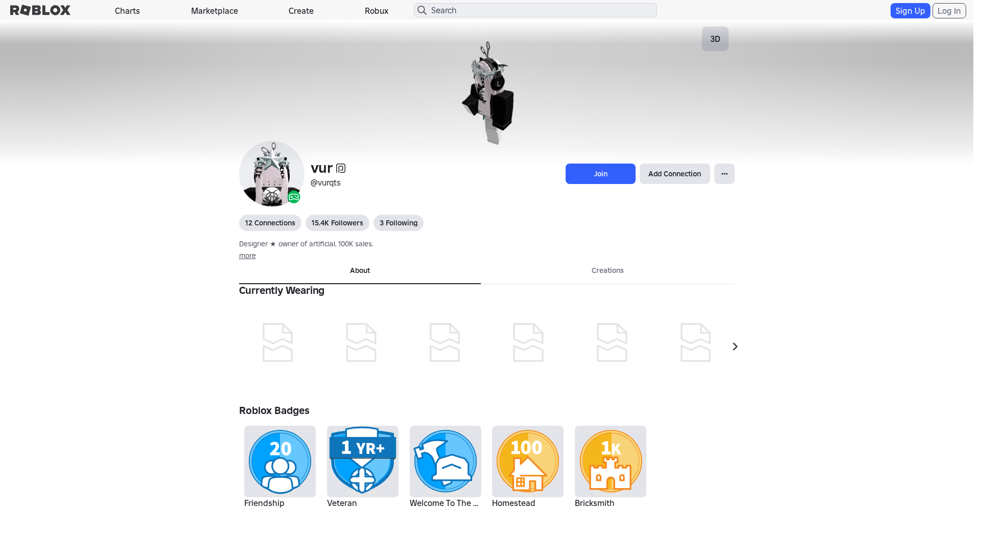 Screenshot of www.roblox.ly