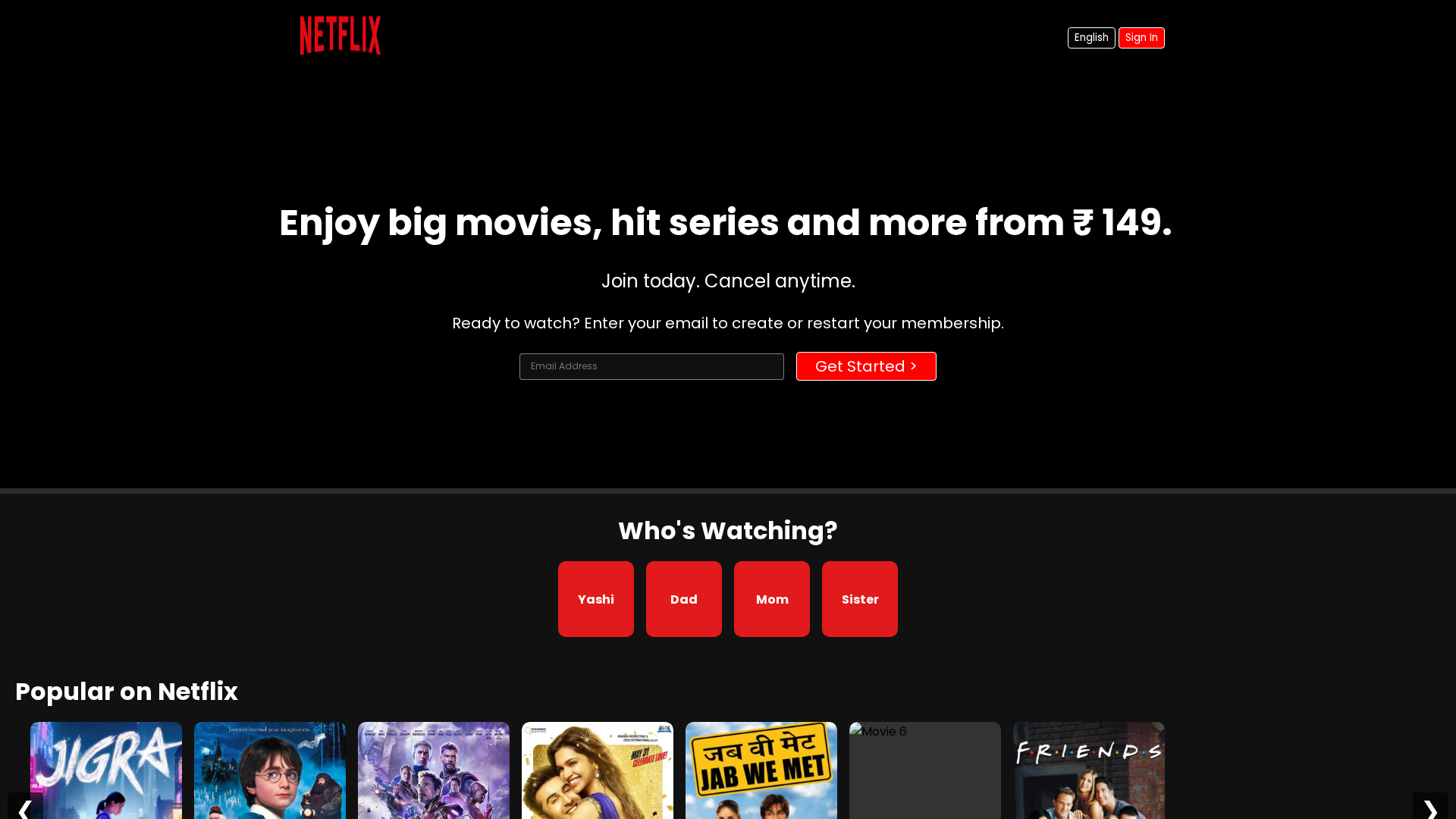 Screenshot of yashisahay.github.io