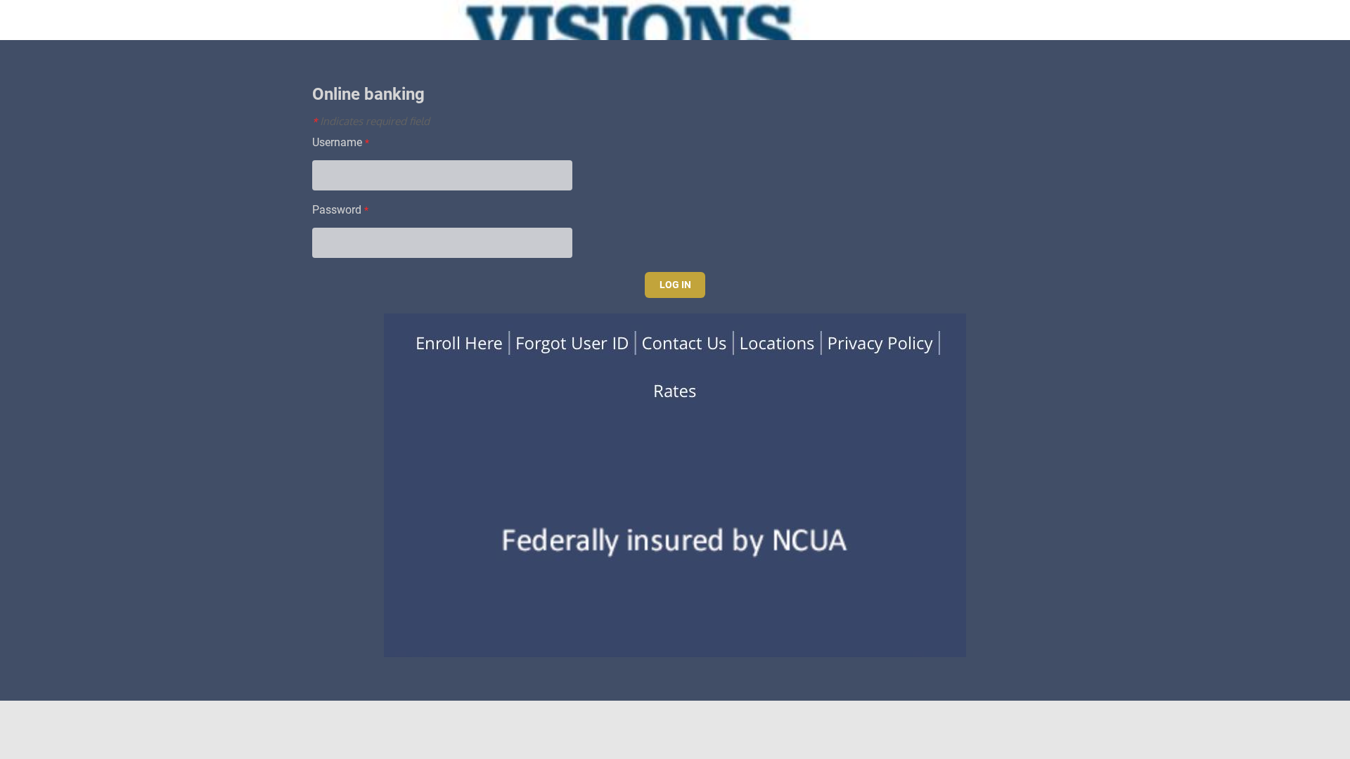 Screenshot of visionsfederalcu.weebly.com