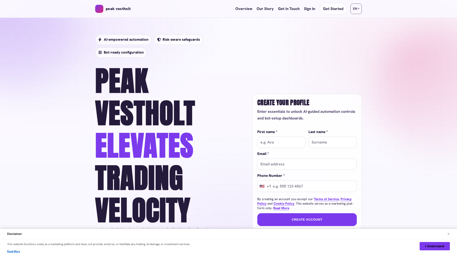 Screenshot of peakvestholt.pro