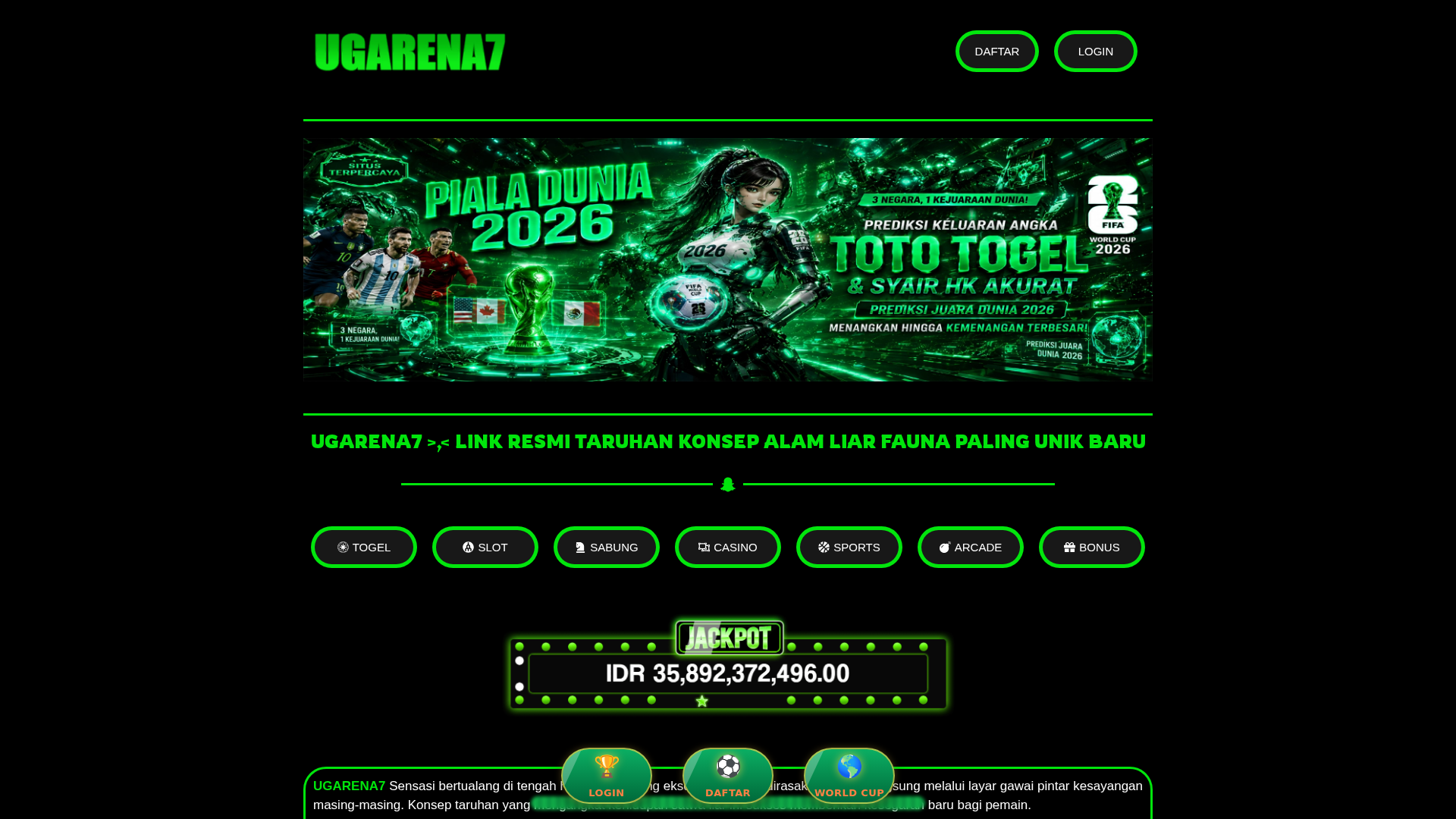 Screenshot of ugarena7.org
