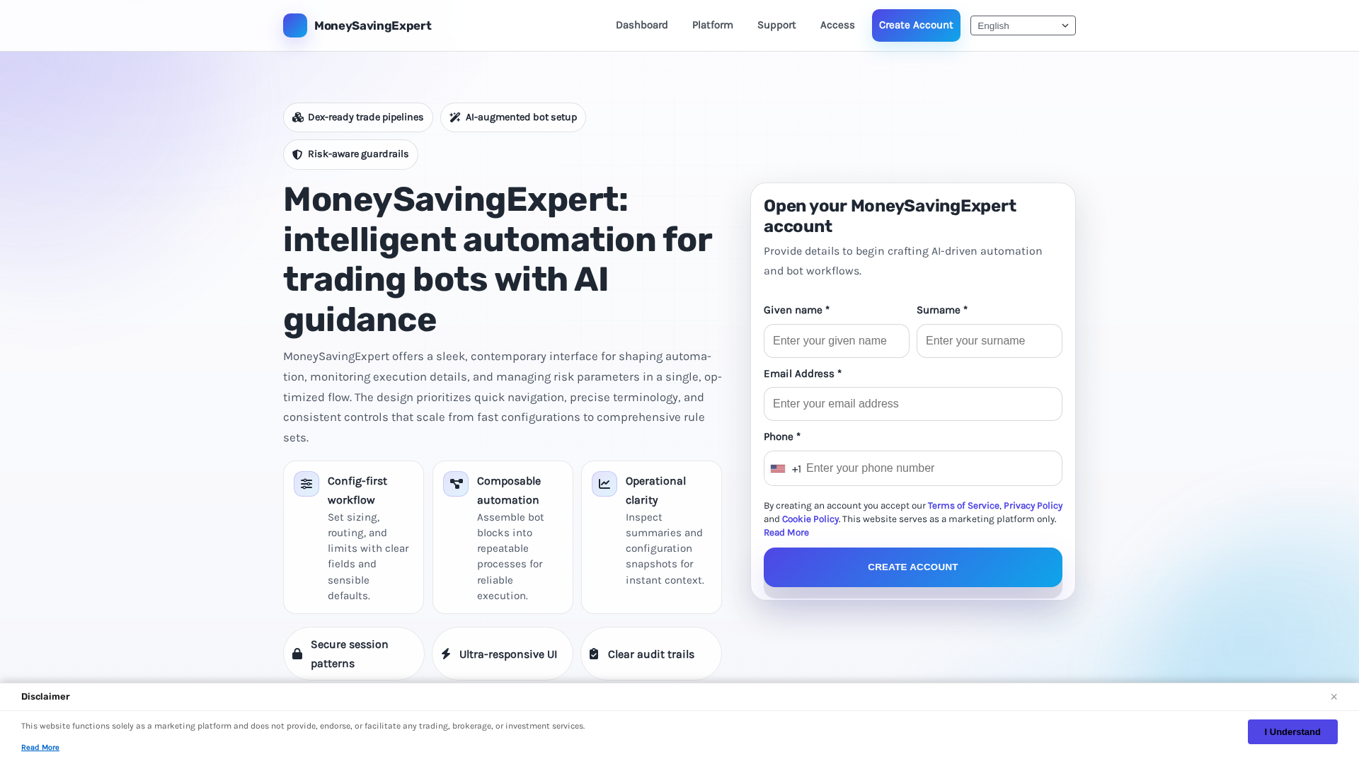 Screenshot of moneysavingexpertplatform.com