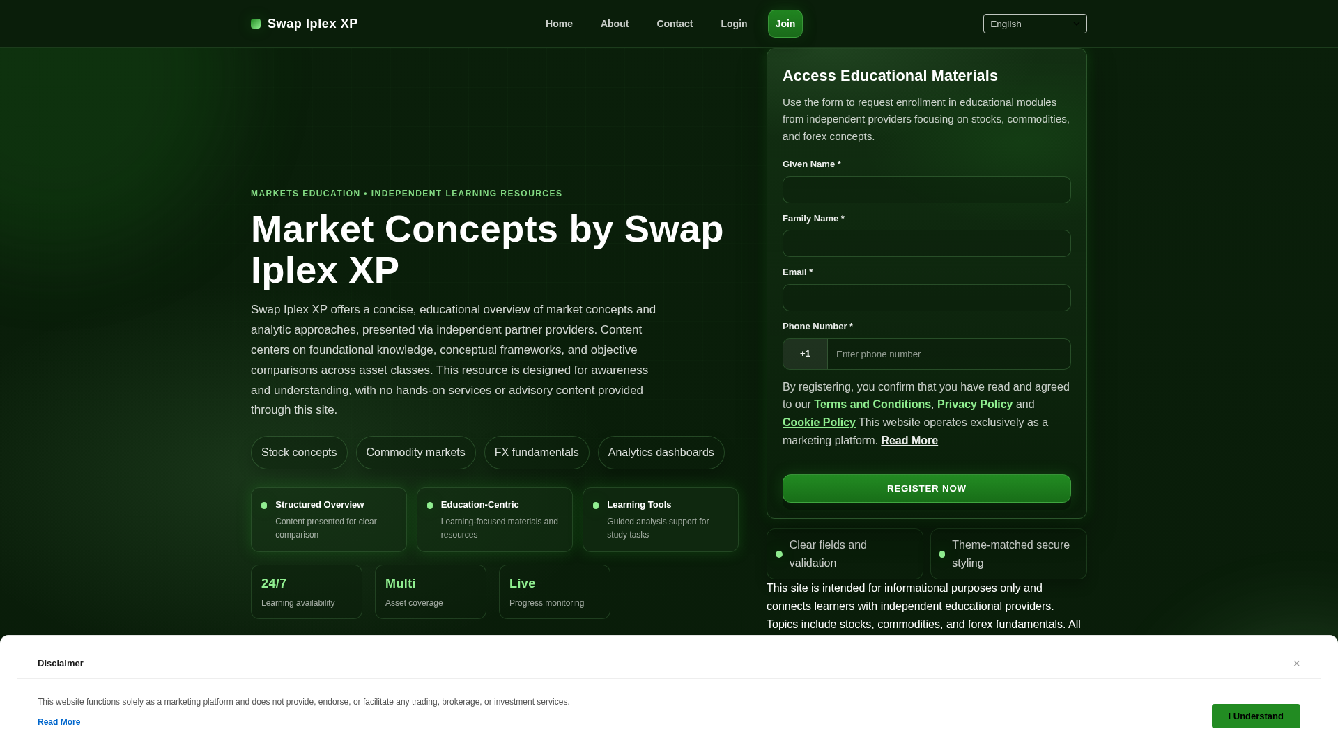 Screenshot of swapiplexxpsoft.com