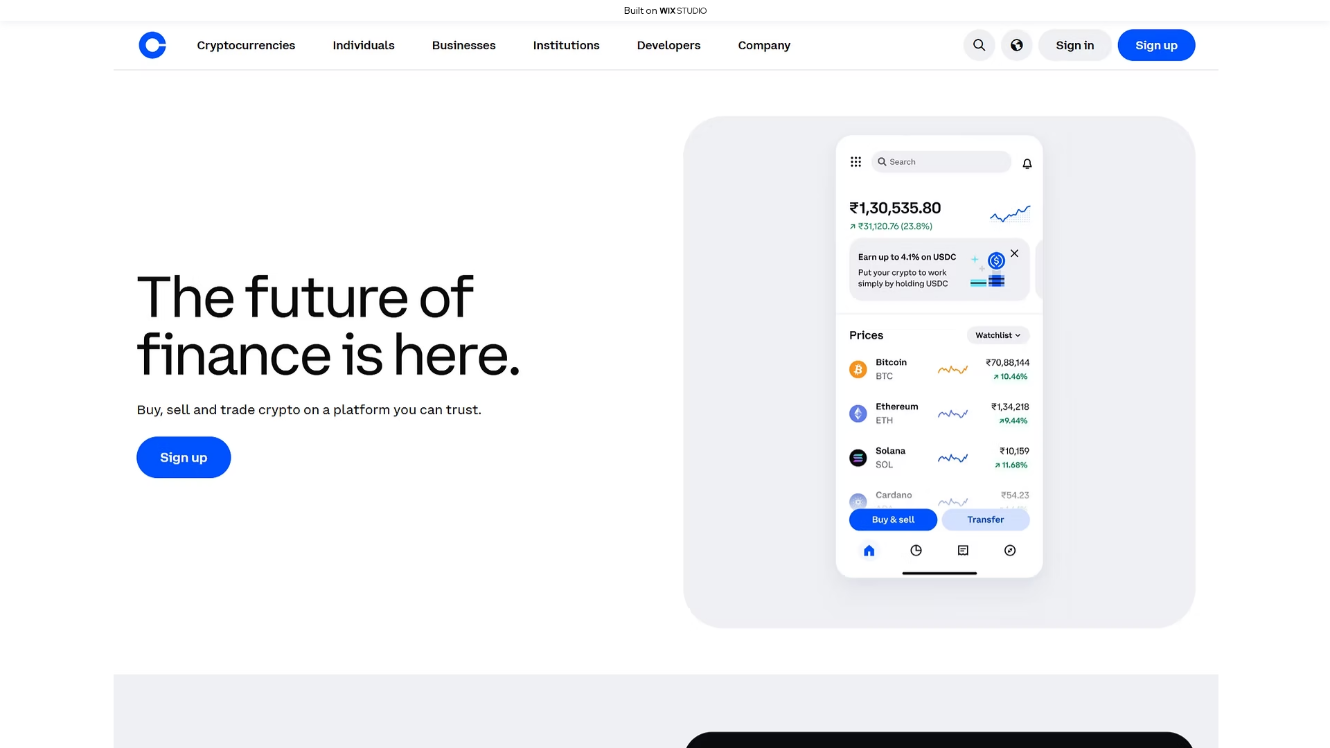 Screenshot of browser-extens.wixstudio.com