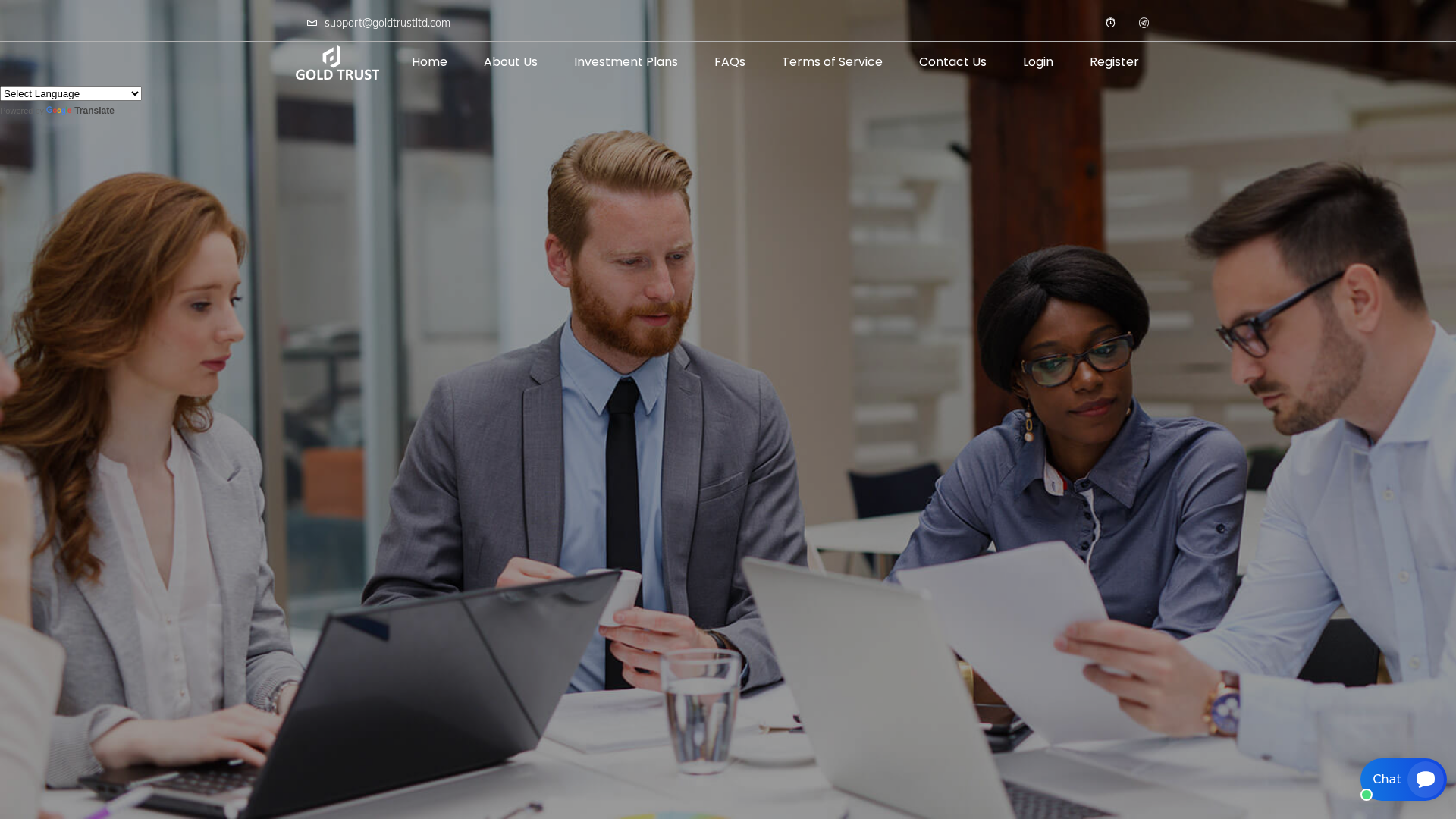 Screenshot of goldtrustltd.com