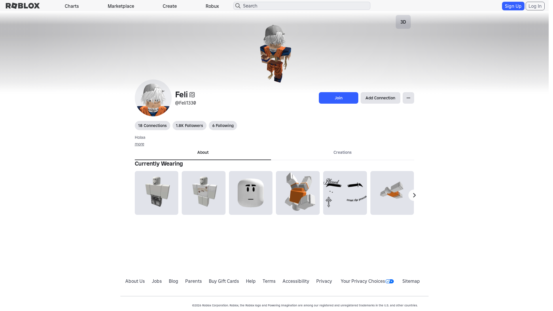 Screenshot of www.roblox.com.ml