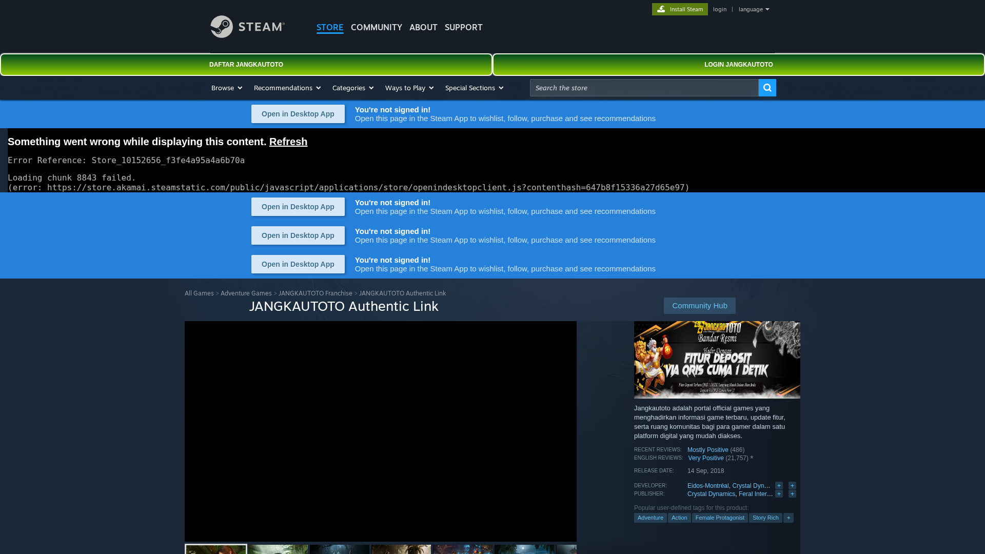 Screenshot of jangkautotoo.com