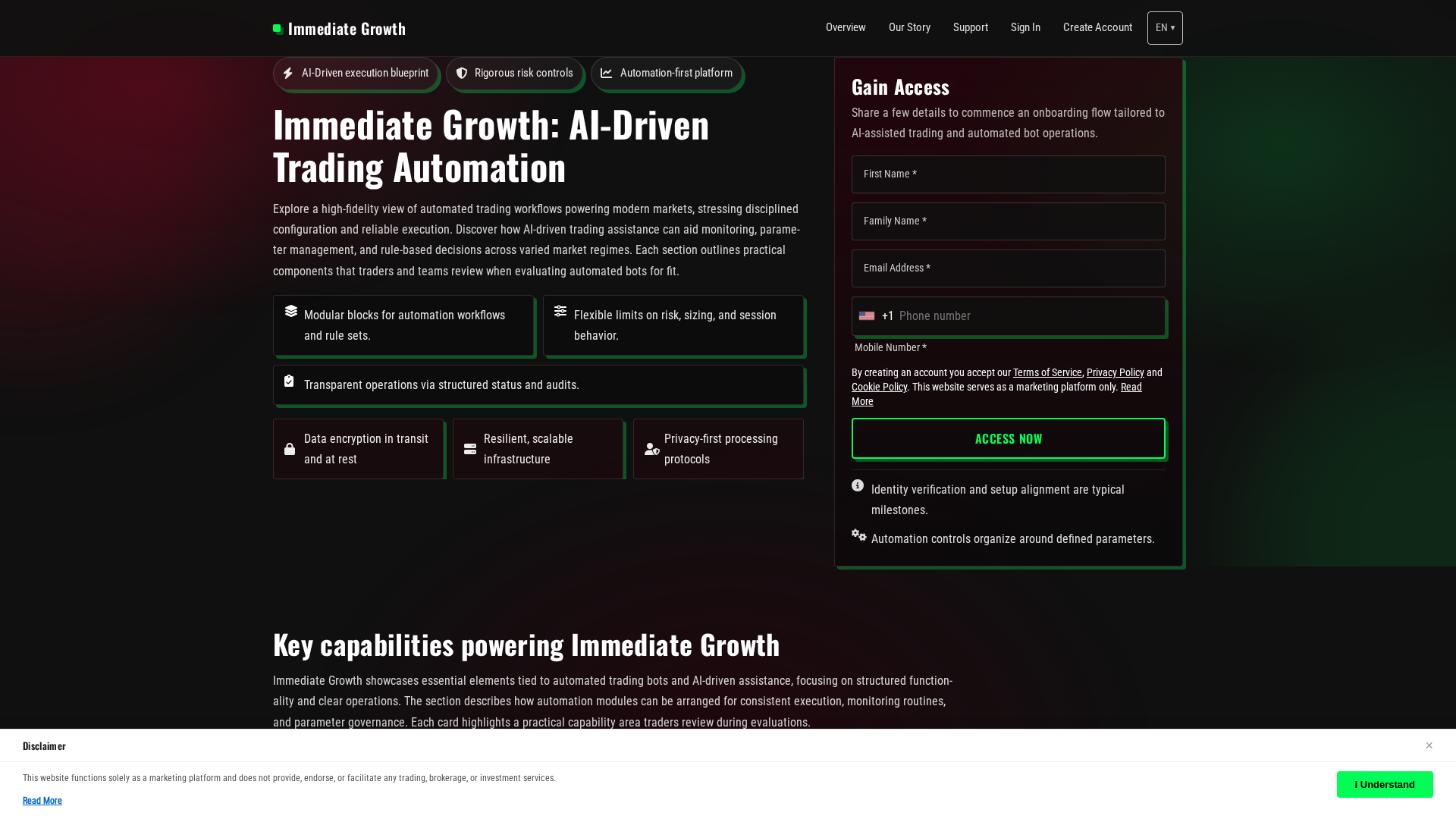 Screenshot of immediategrowth-system.com