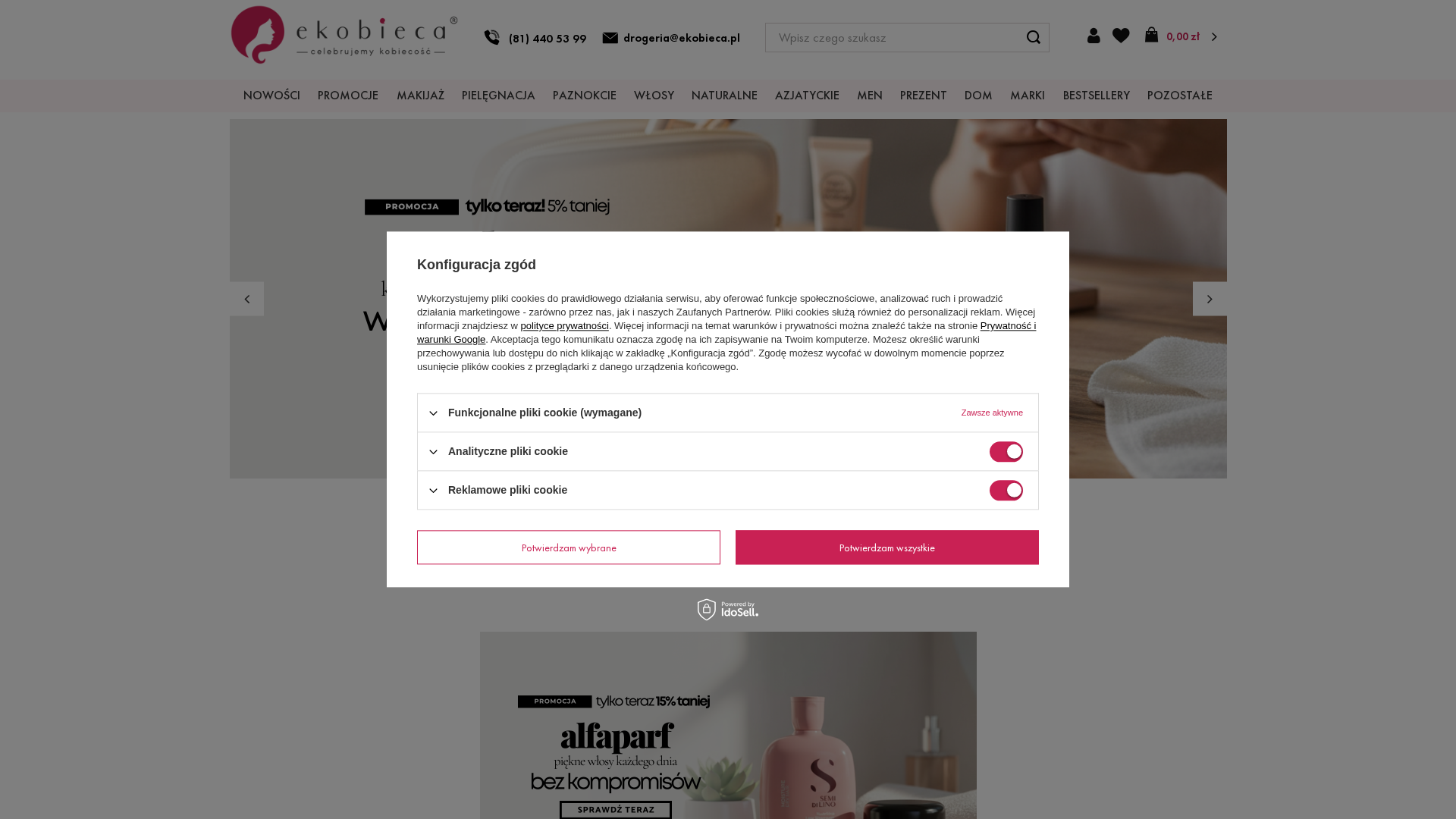 Screenshot of www.ekobieca.pl