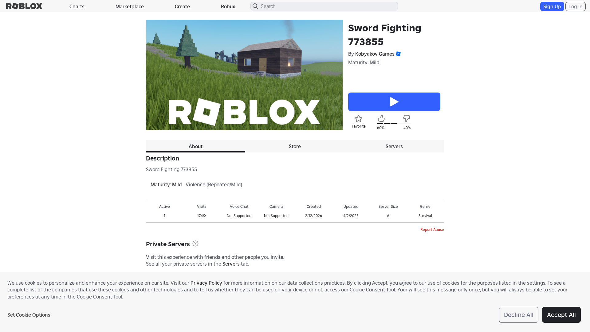 Screenshot of roblox.com.ug
