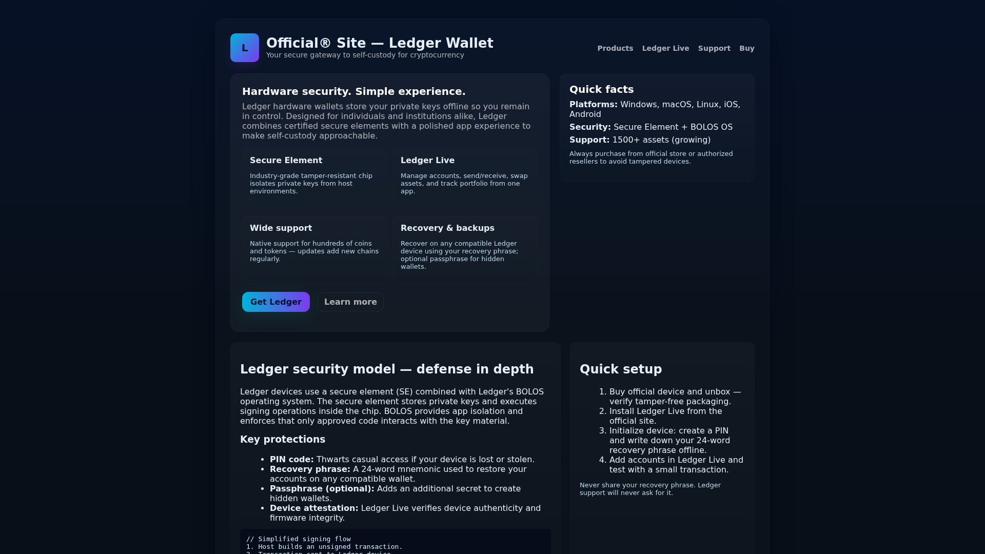 Screenshot of auth-ledgr-wlt.pages.dev