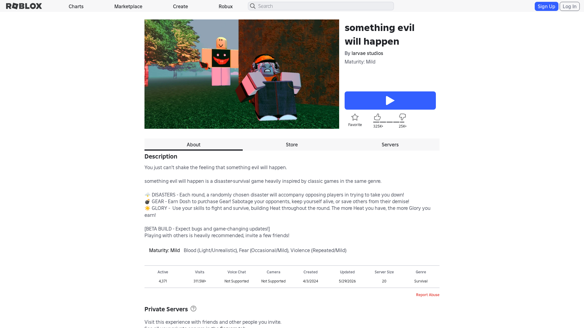 Screenshot of www.roblox.com.bi