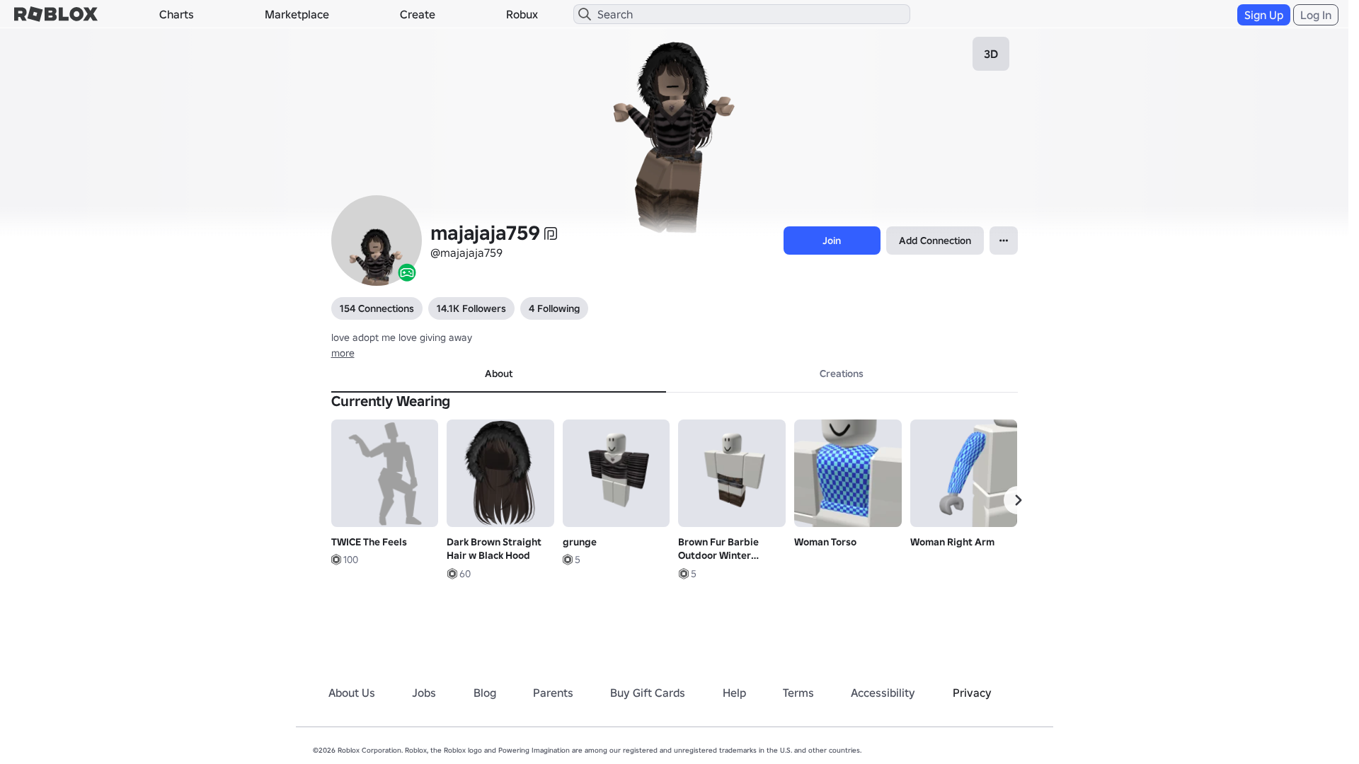 Screenshot of www.roblox.com.ml