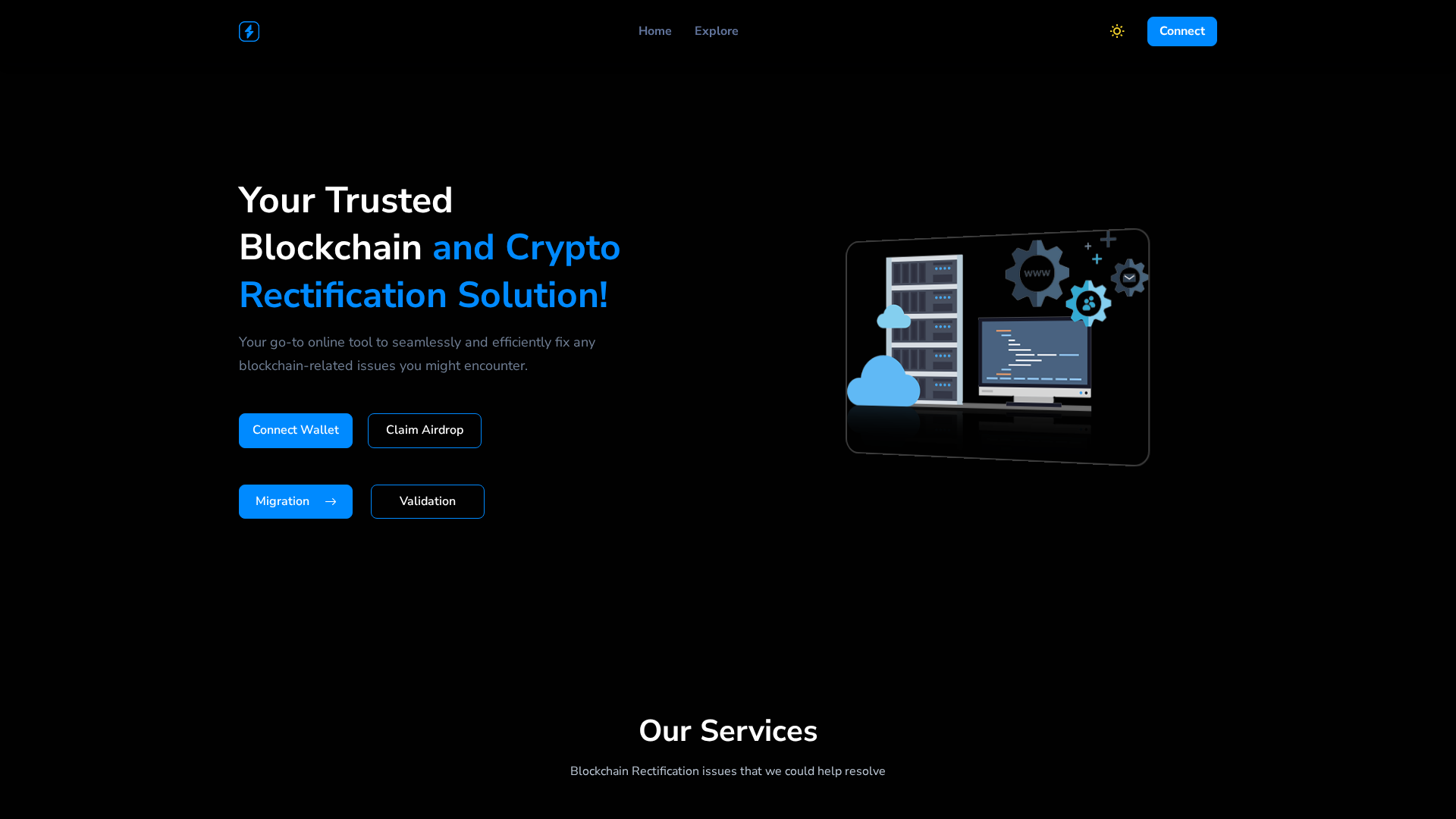Screenshot of multichainnodes.web.app