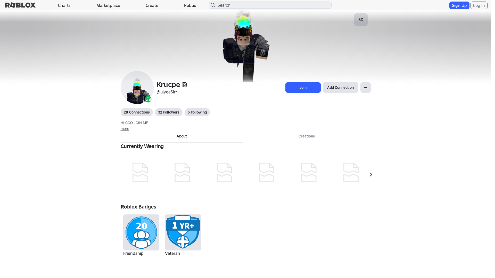 Screenshot of www.roblox.ly