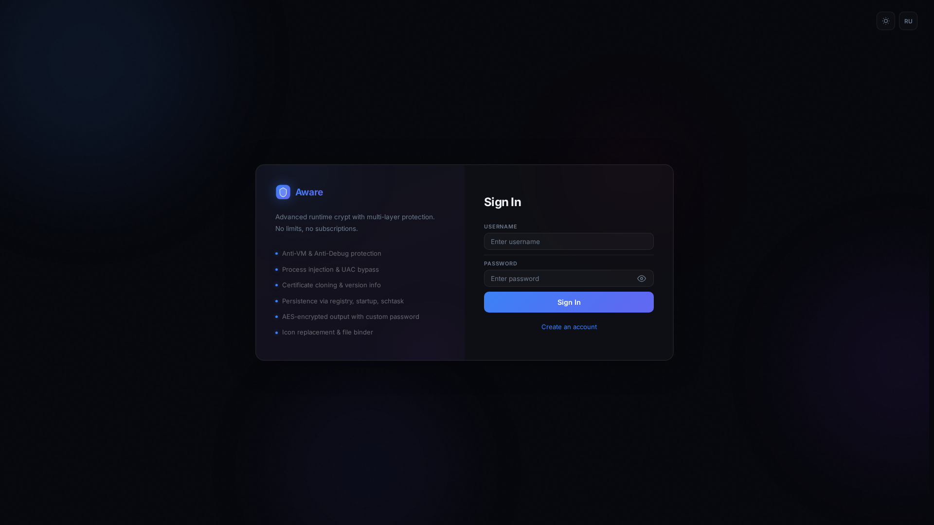 Screenshot of aware-cr1.com