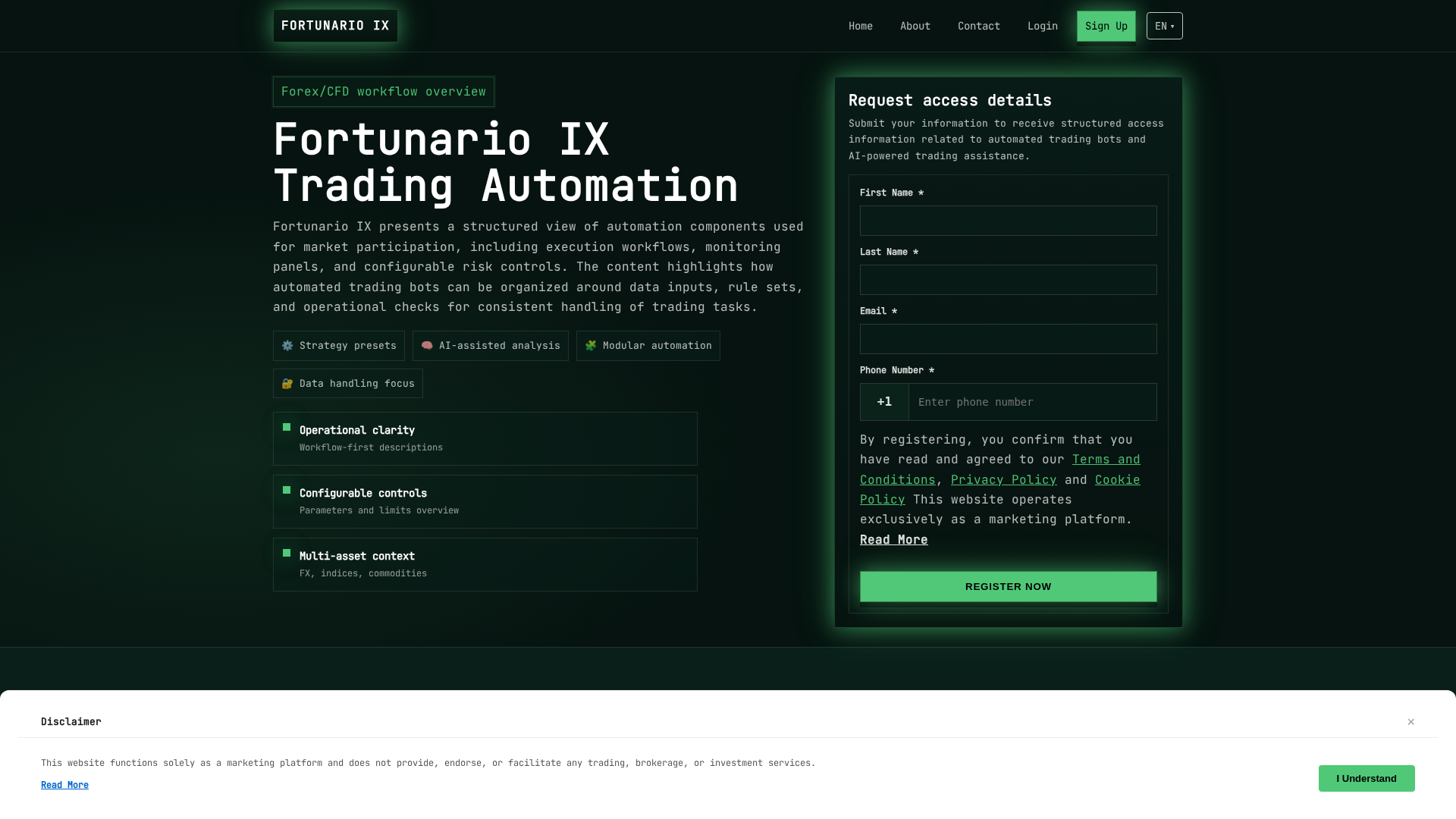 Screenshot of fortunarioix.com