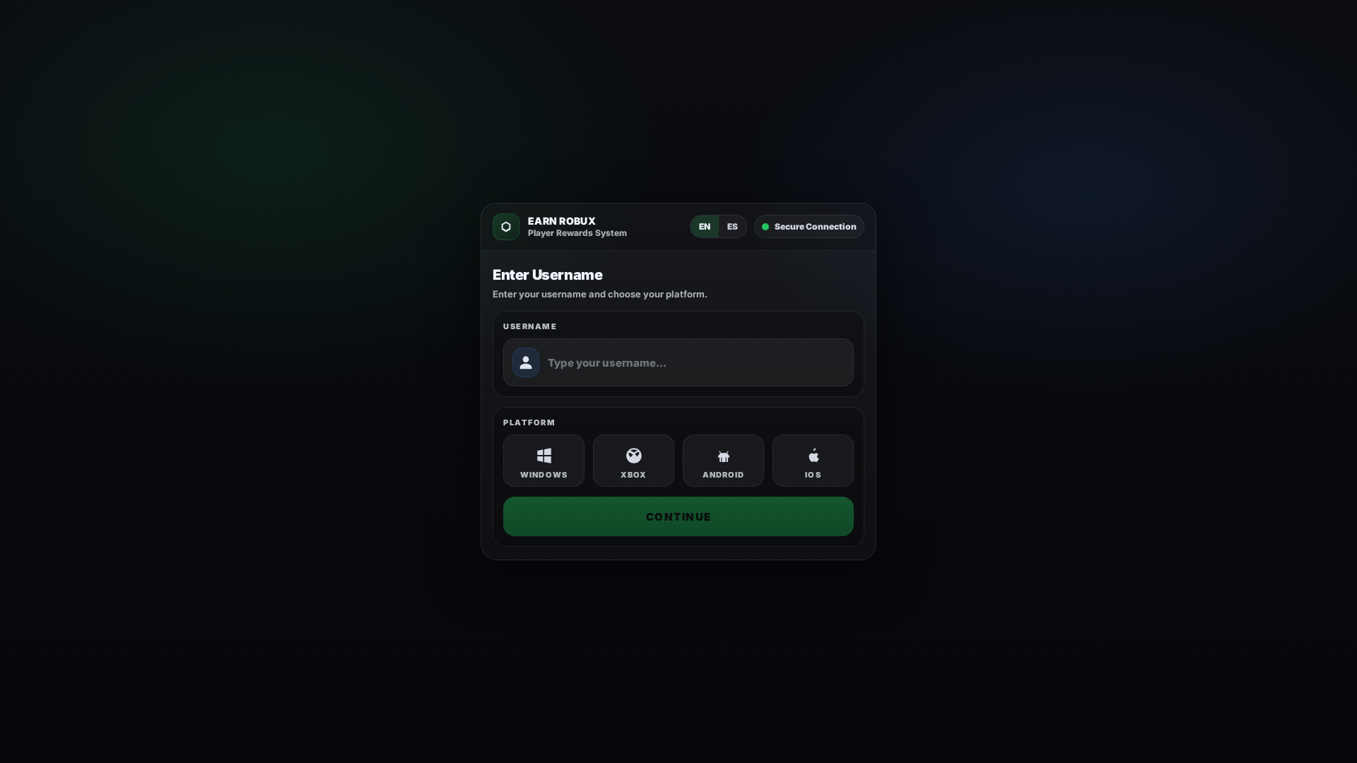 Screenshot of www.robgen.live