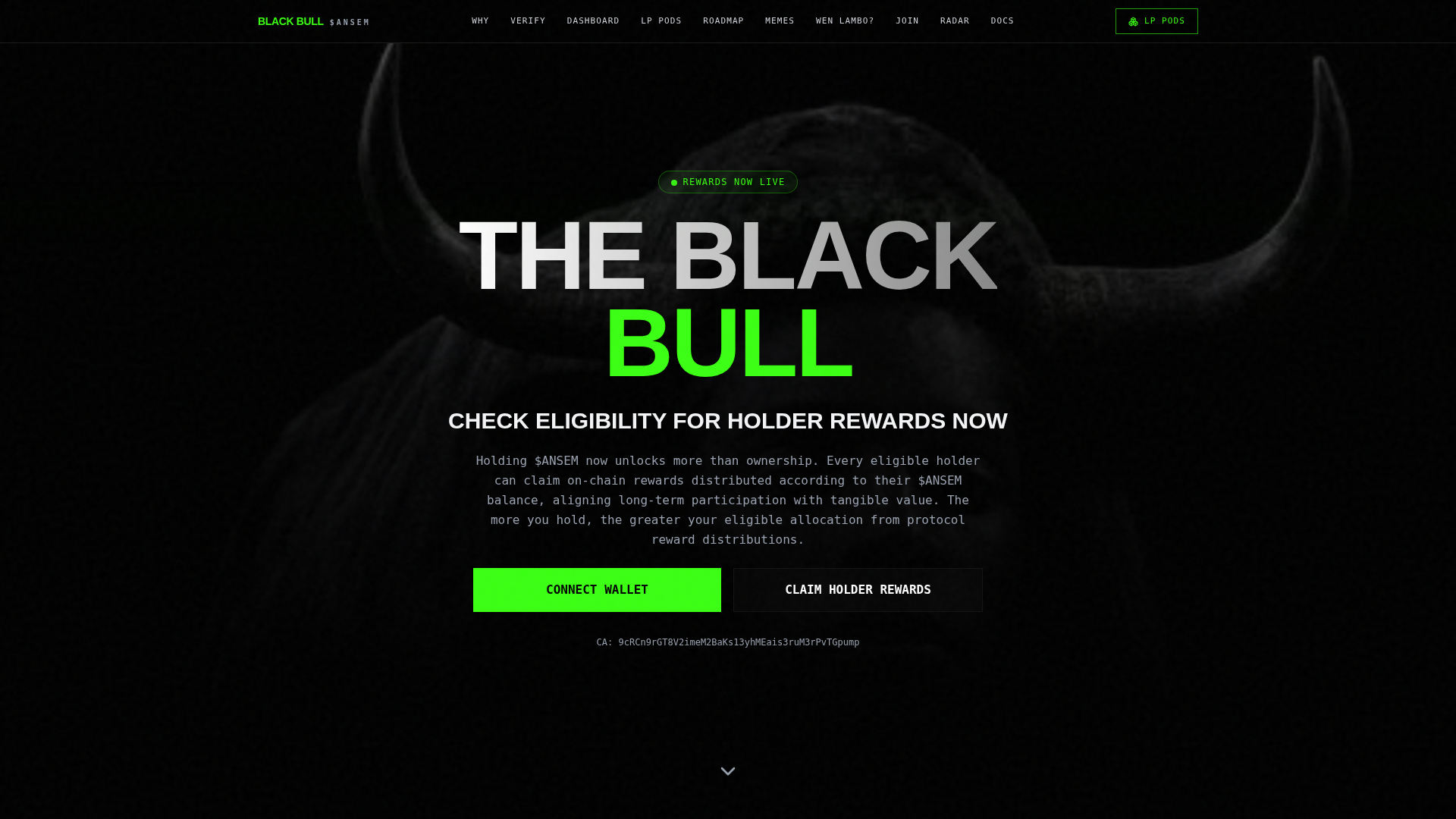 Screenshot of ansemsblackbull.com