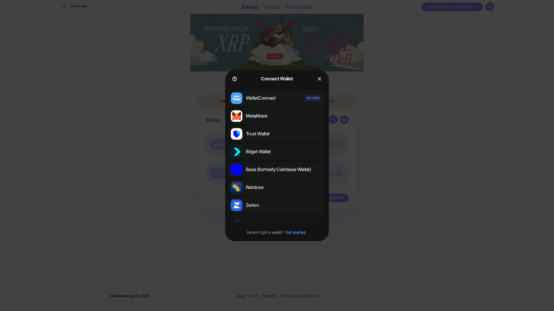 Screenshot of blazeswaper.com