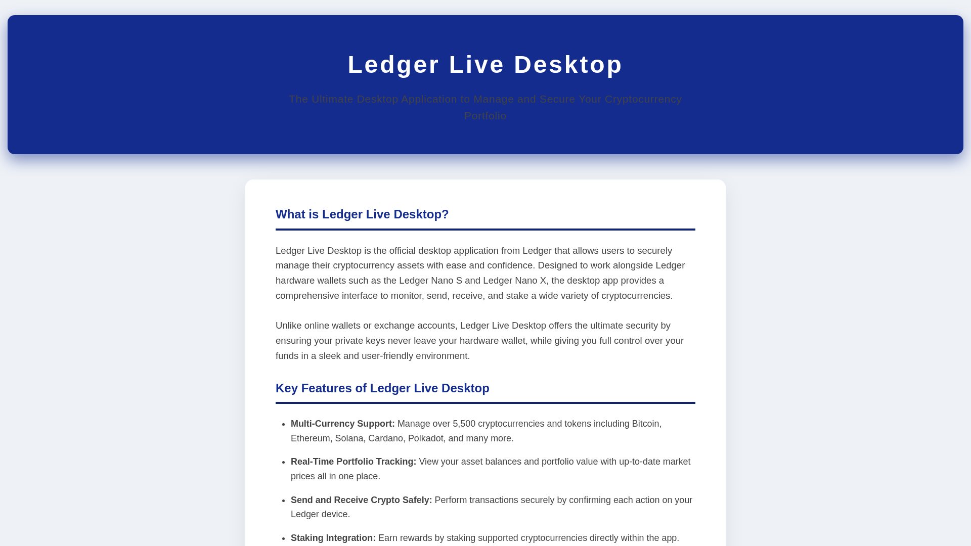 Screenshot of ledger-live-connect-home-desktop.pages.dev