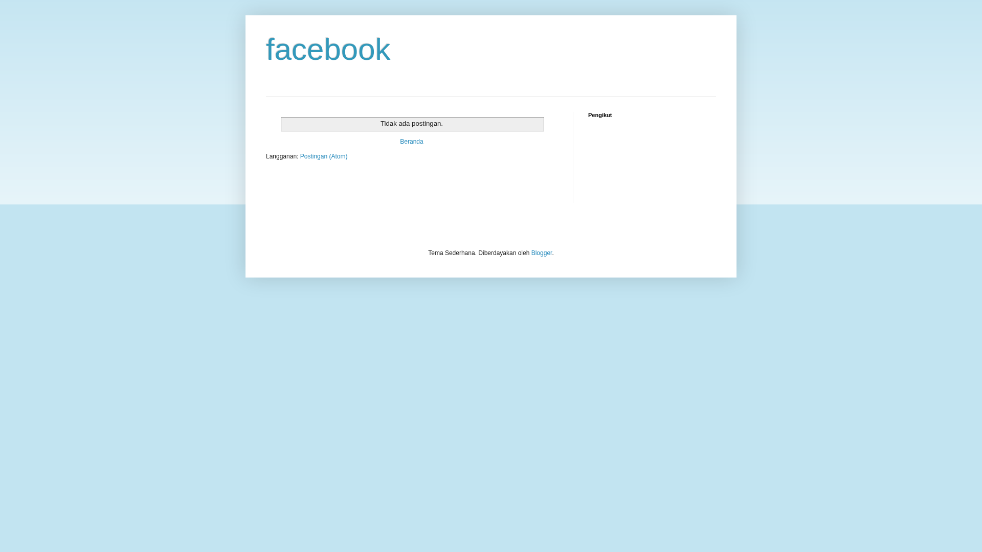 Screenshot of www.facebook-www.blogspot.com