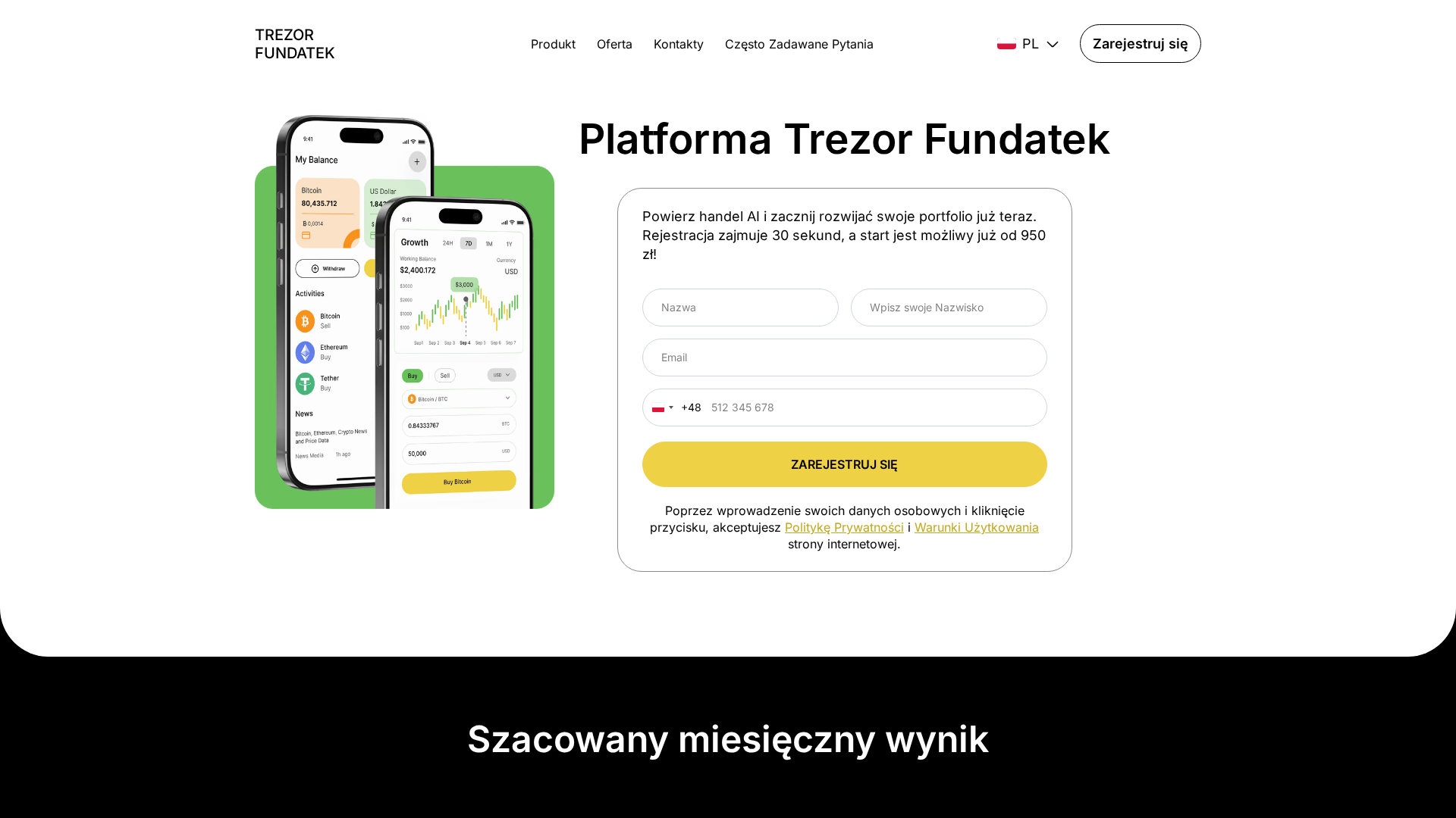 Screenshot of trezor-fundatek.com