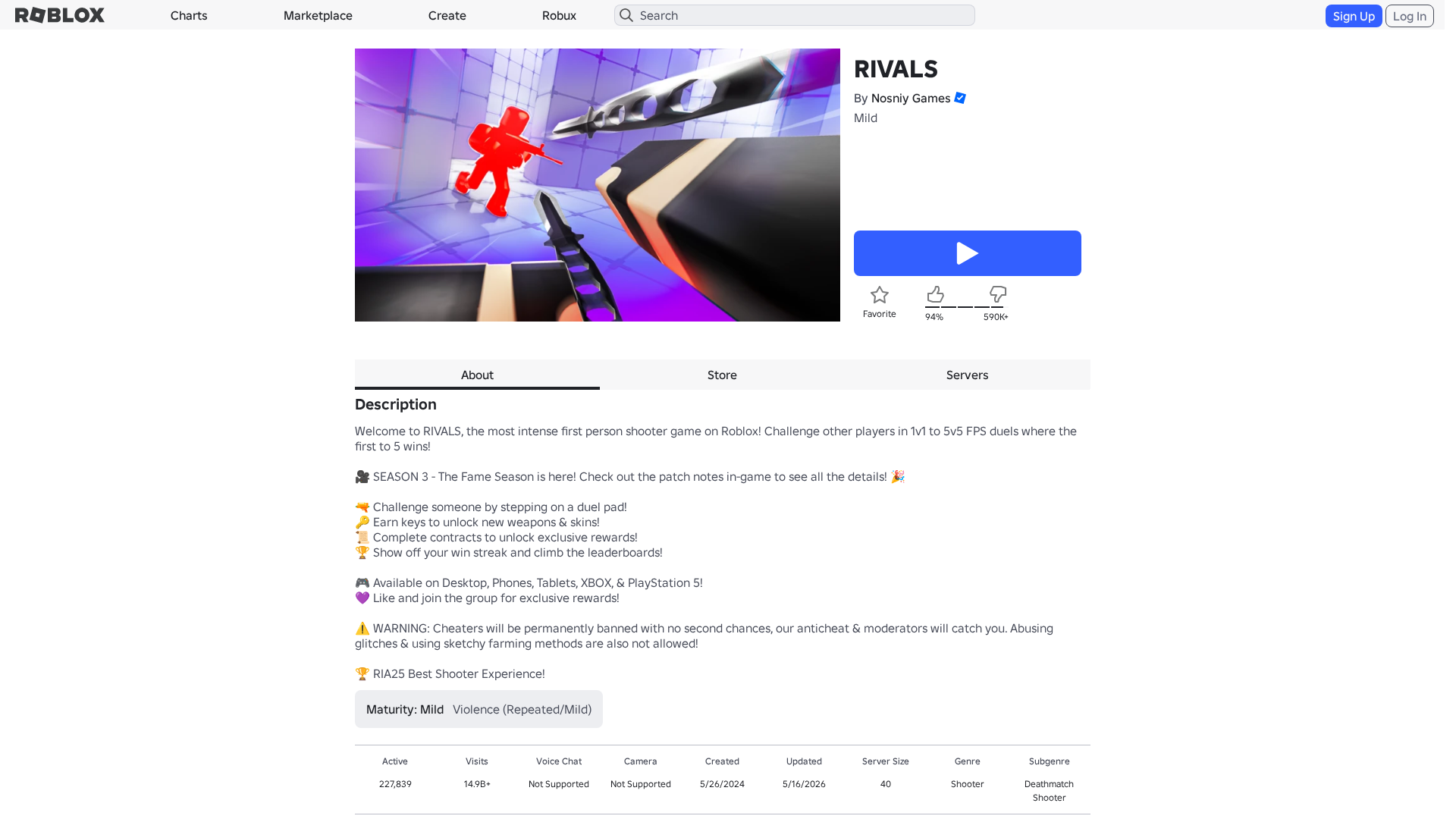 Screenshot of www.roblox.com.ml