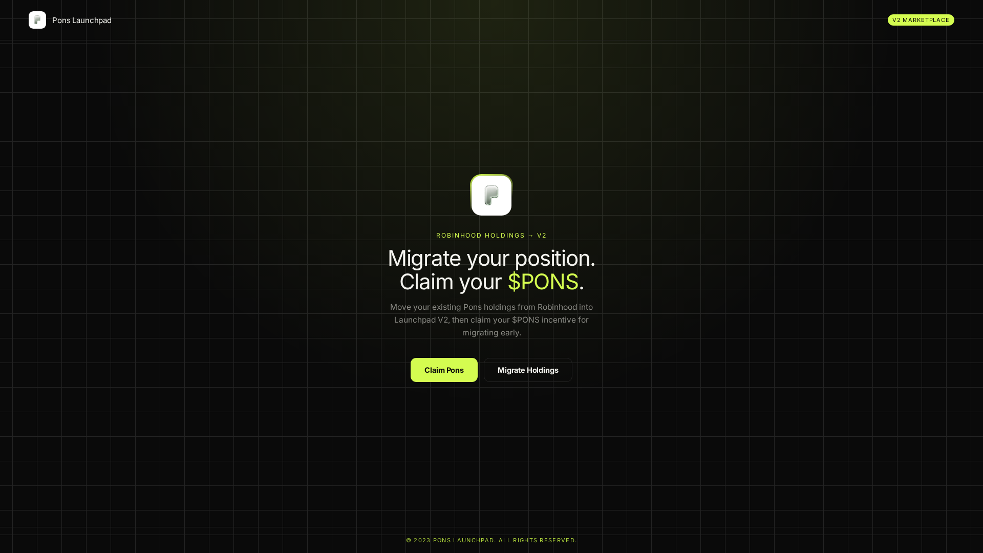 Screenshot of ponstoken.live