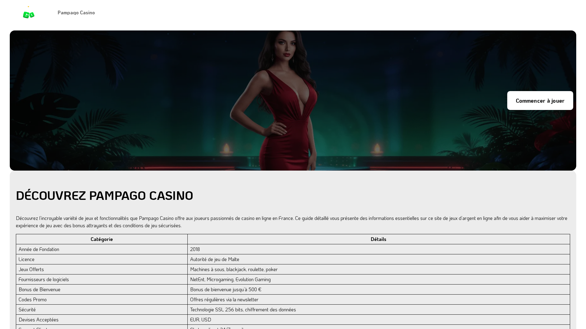 Screenshot of pampago-casino3.com