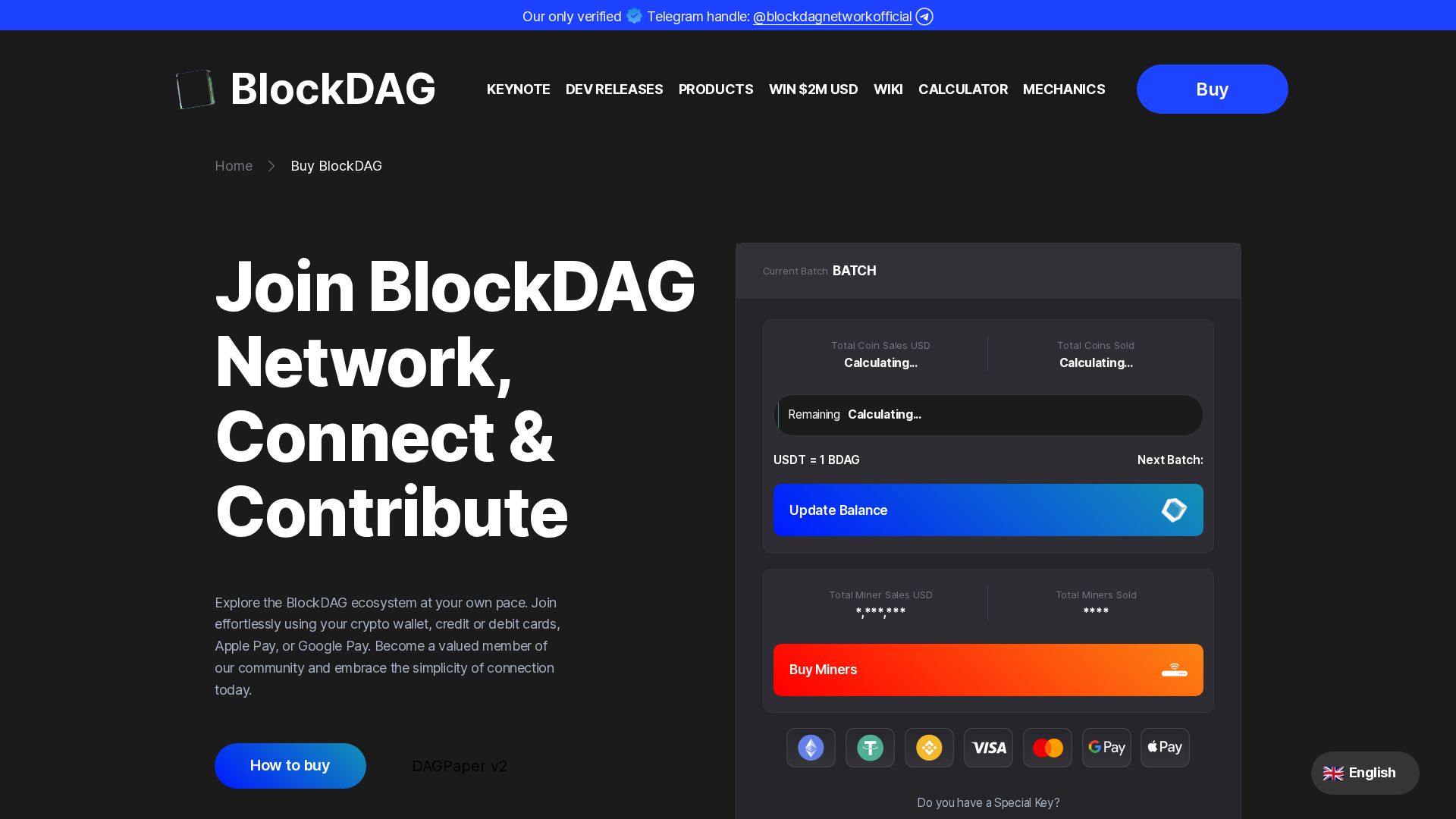 Screenshot of purchase2-blockdag.pages.dev