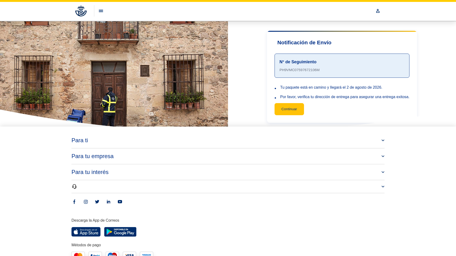 Screenshot of mub.me