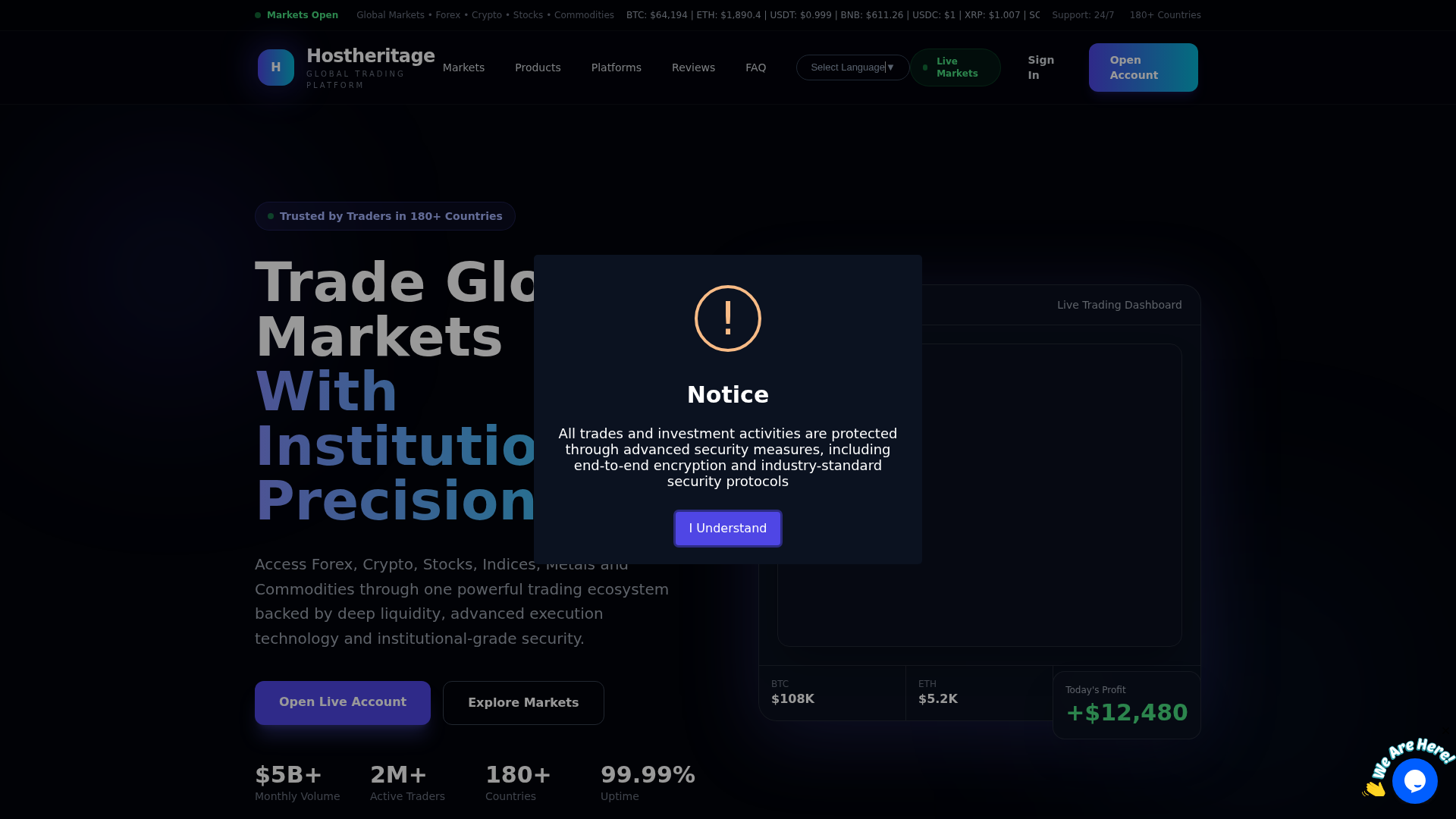 Screenshot of hostheritage.com