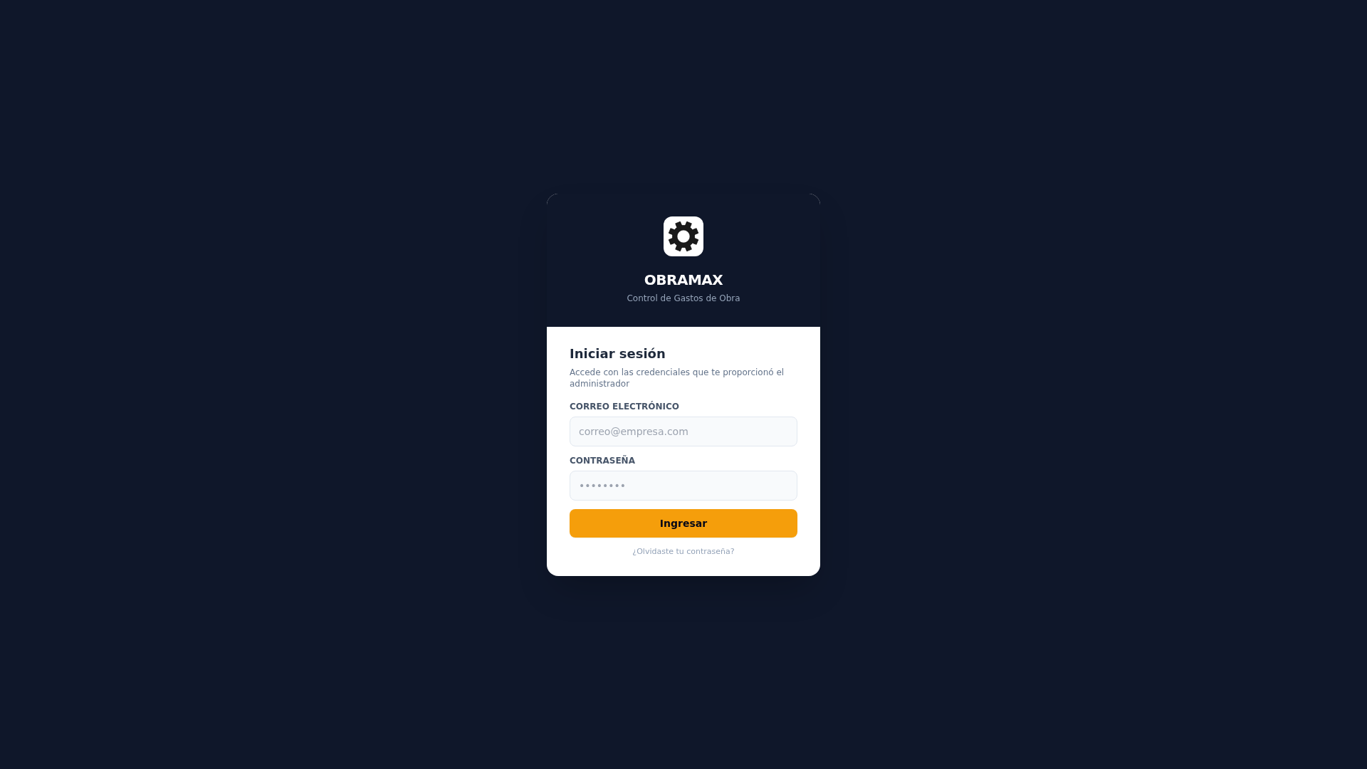 Screenshot of obramax-empresa.web.app