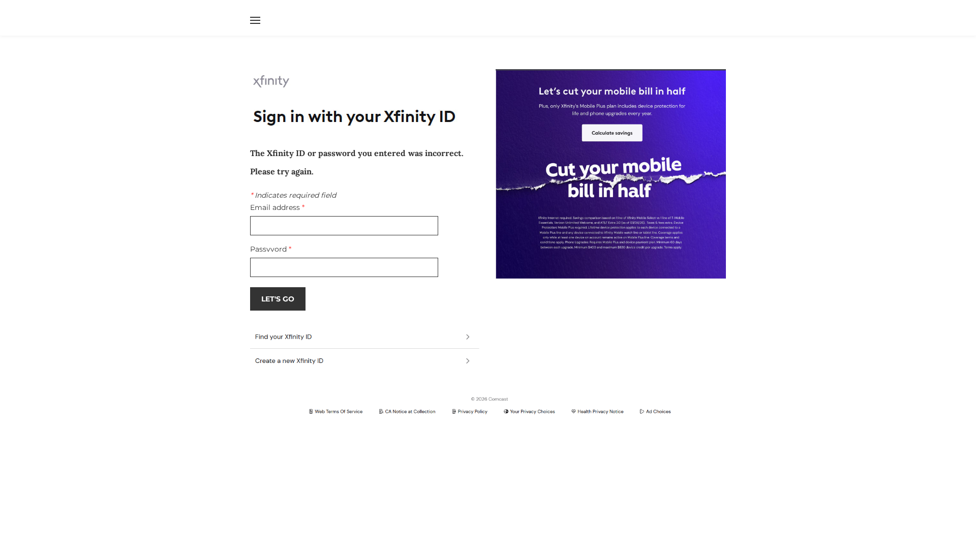 Screenshot of xfinitymailmkd.weebly.com