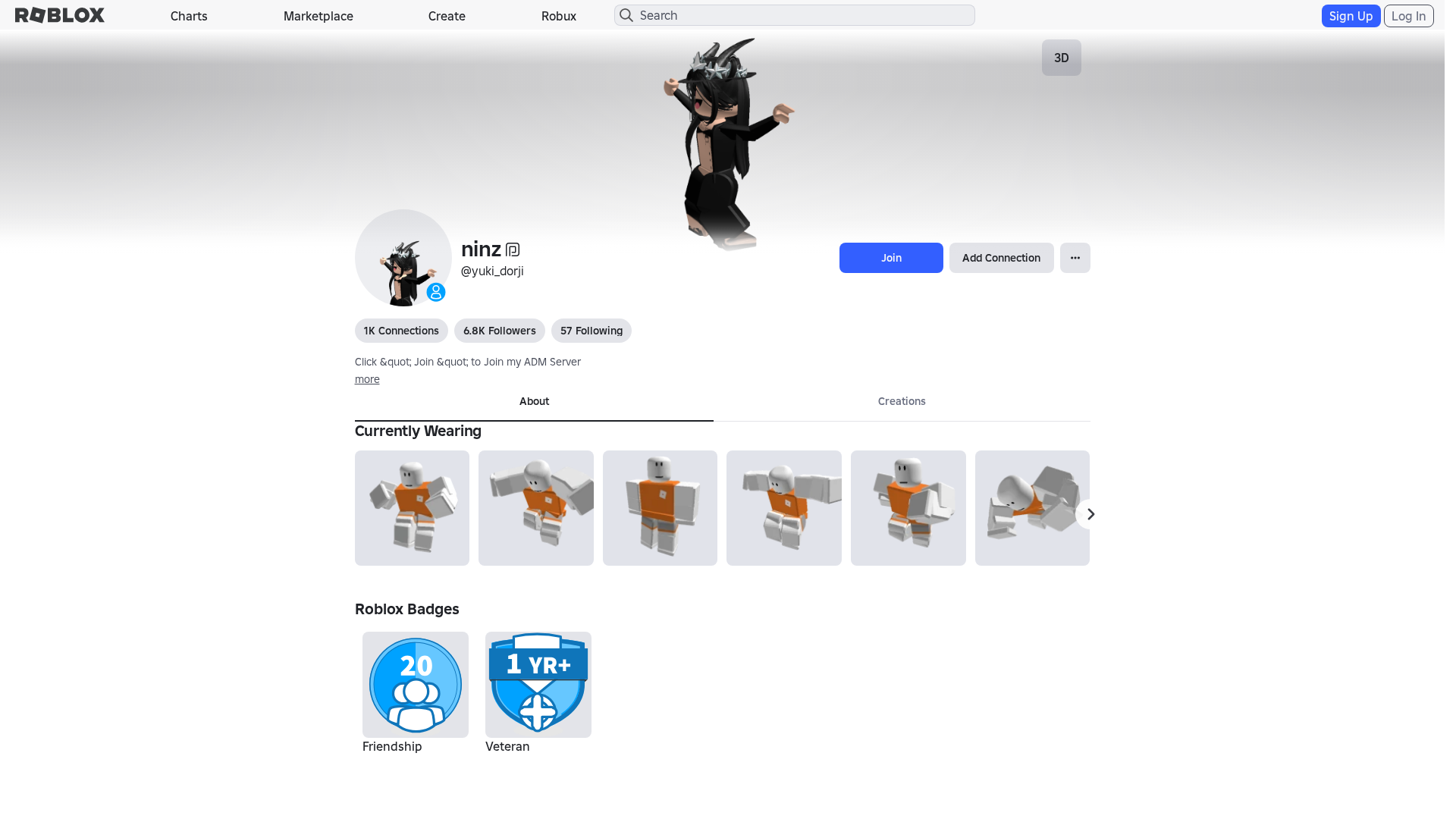 Screenshot of www.roblox.com.mu