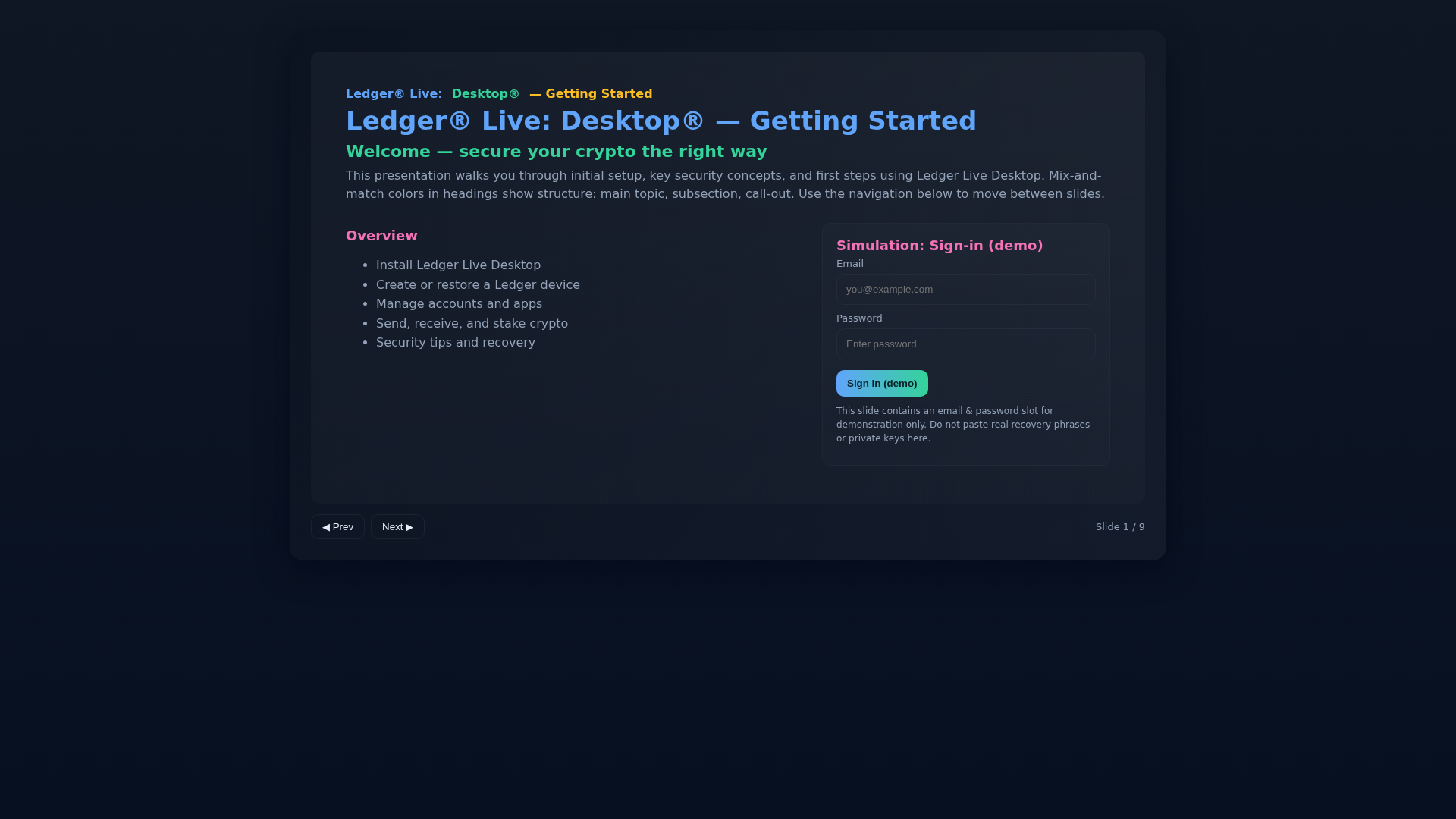Screenshot of desktp-ledgar-live.pages.dev